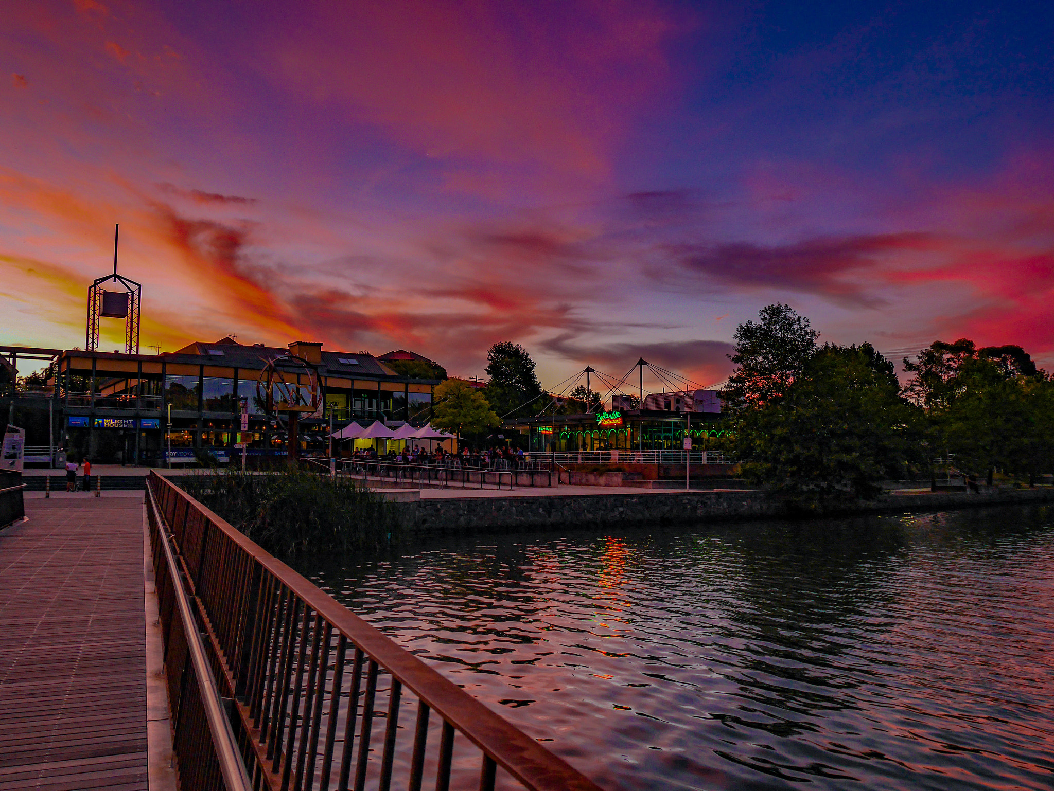 Panasonic DMC-GM1S sample photo. View from the bridge....great australian summer sunsets. photography