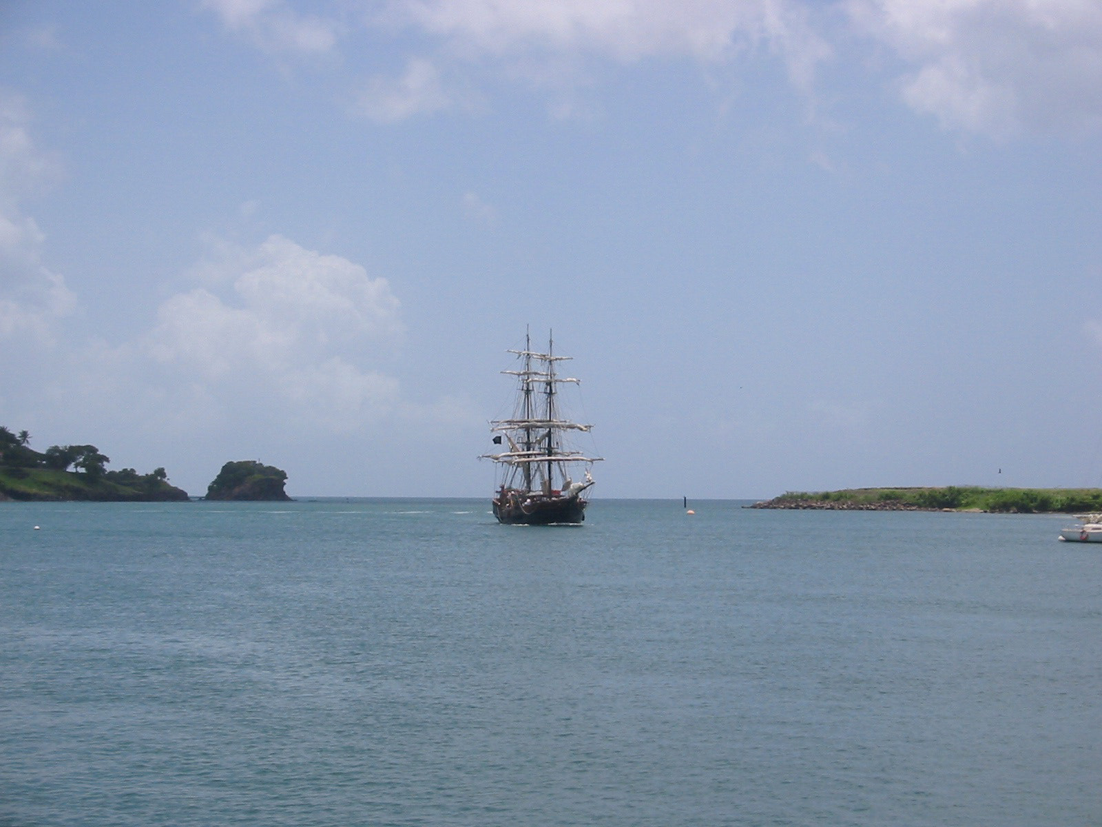 Canon PowerShot S200 sample photo. Pirate ship photography