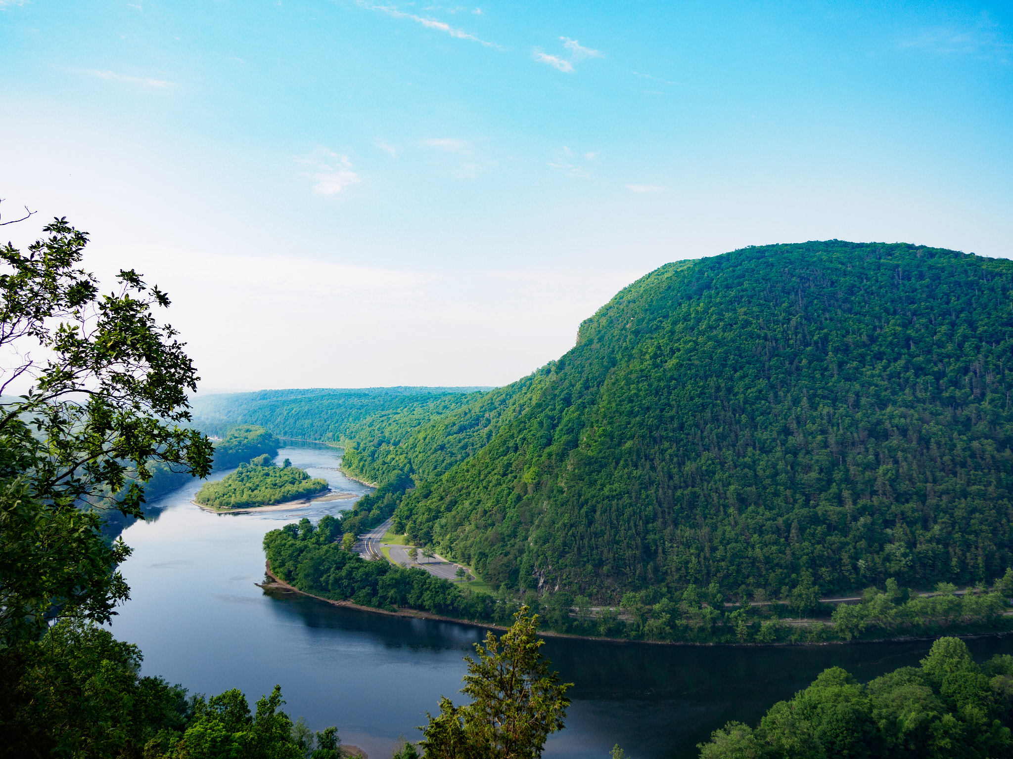 Olympus PEN-F + Panasonic Lumix G 14mm F2.5 ASPH sample photo. Views from mt. tammany photography