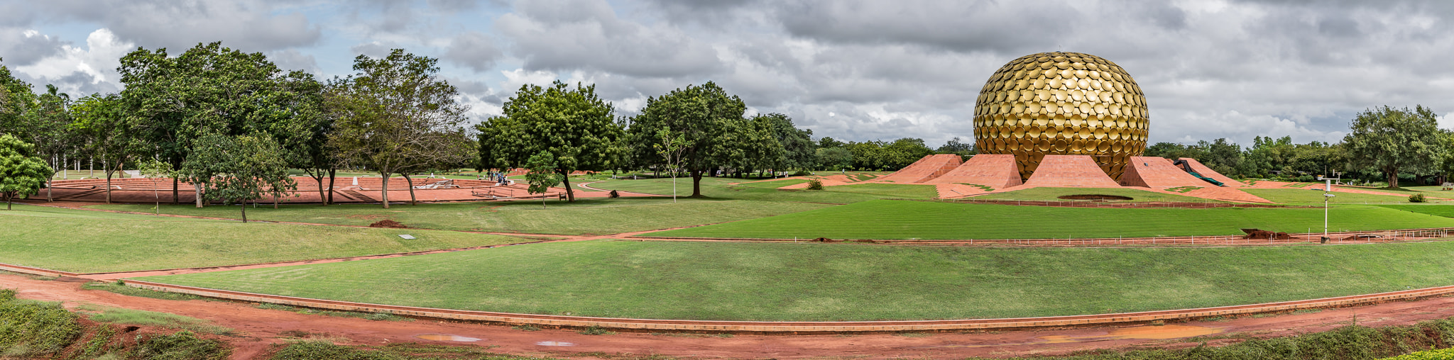 Sony a6500 + Sigma 30mm F2.8 EX DN sample photo. Matrimandir - auroville - pondicherry photography