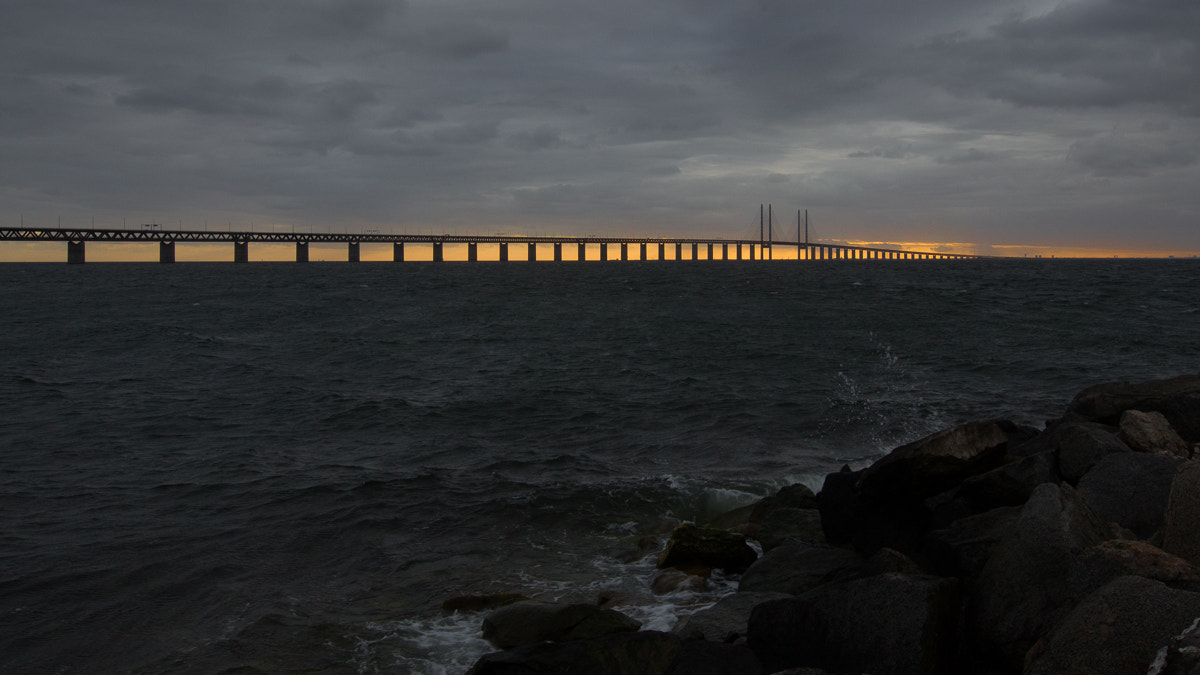 Canon EOS-1D Mark IV sample photo. Øresundsbroen photography