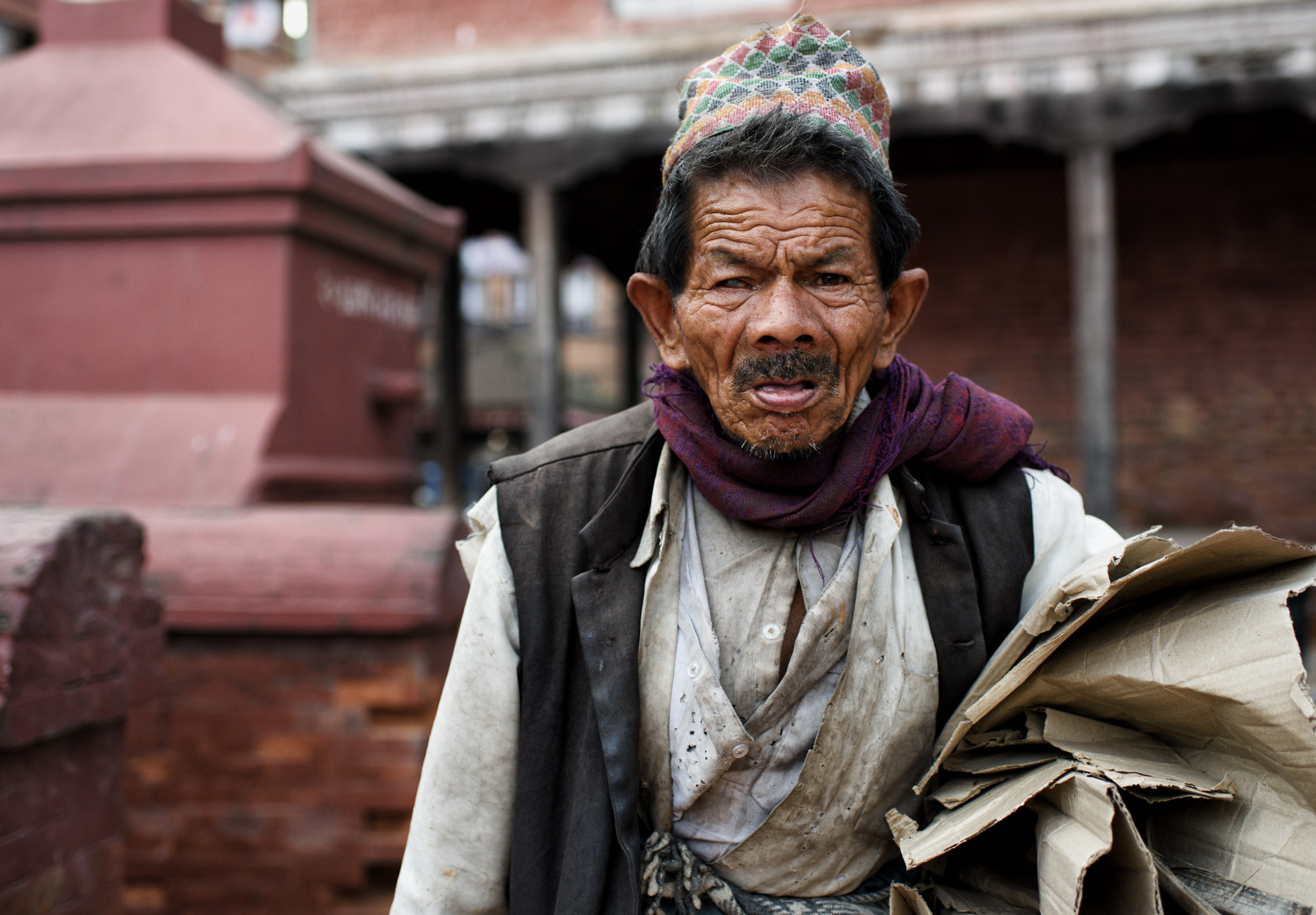 Nikon AF-S Nikkor 35mm F1.8G ED sample photo. The one-eyed man. photography