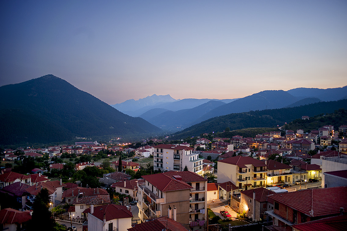 Nikon D700 + Nikon AF Nikkor 28mm F2.8D sample photo. Karpenisi greece photography