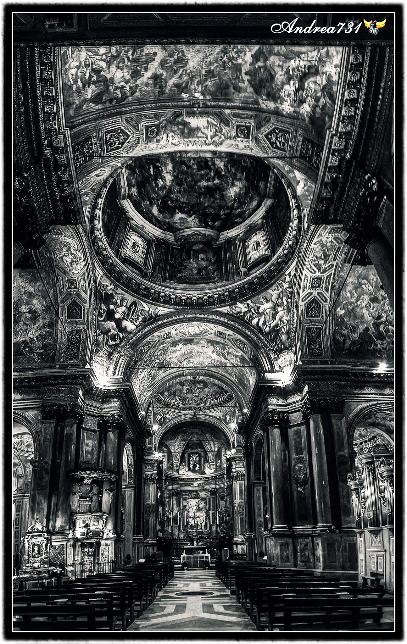 Canon EF-S 18-55mm F3.5-5.6 II sample photo. Church of sant'alessandro in zebedia, milan photography