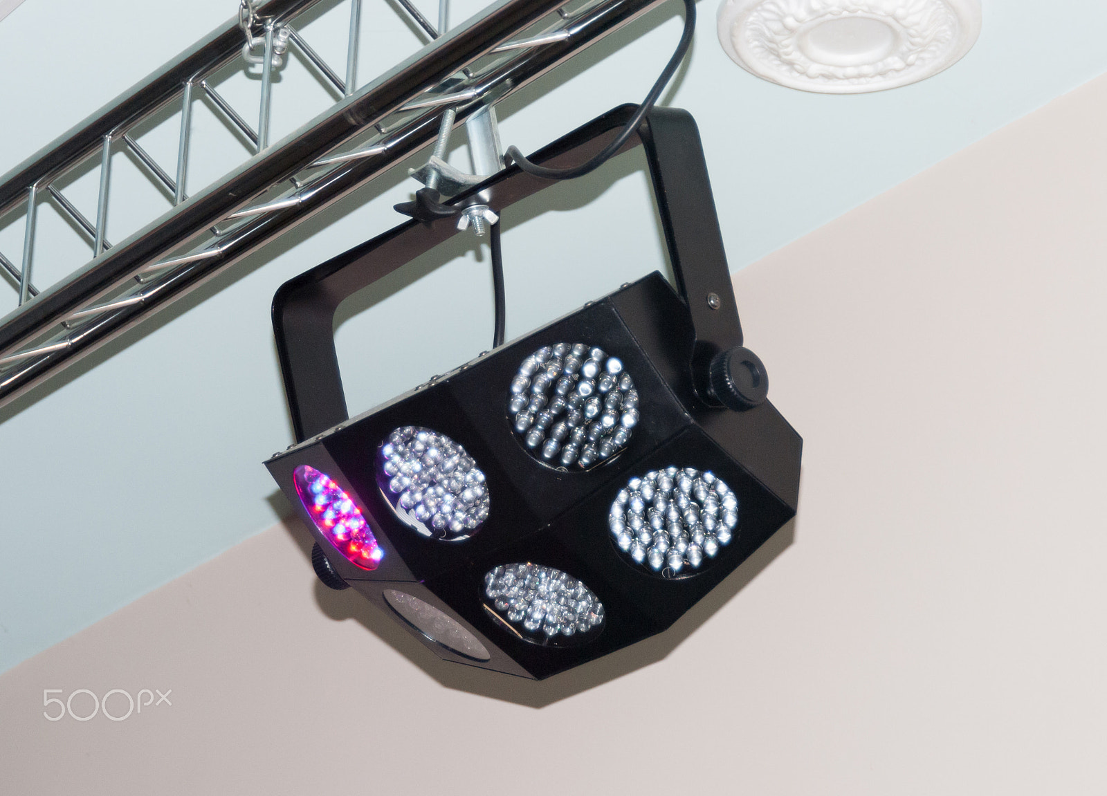 Nikon D3000 sample photo. Disco led photography