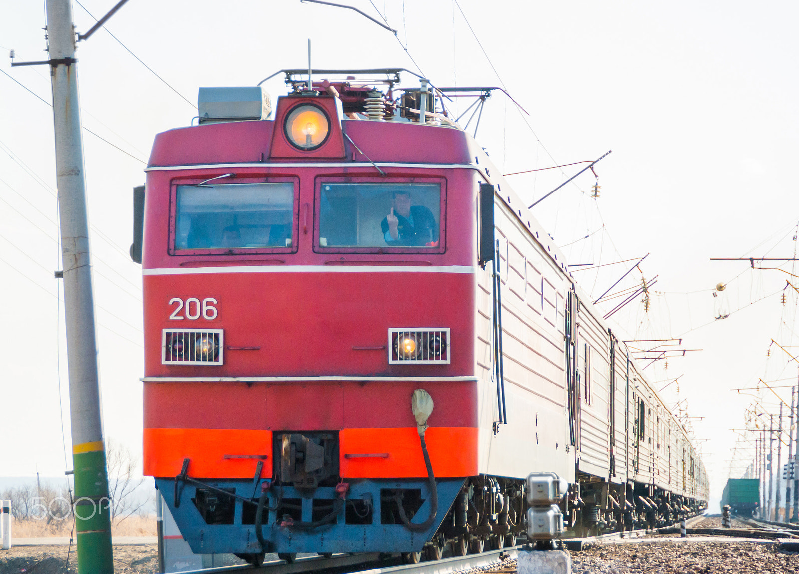 Nikon D3000 sample photo. Train photography