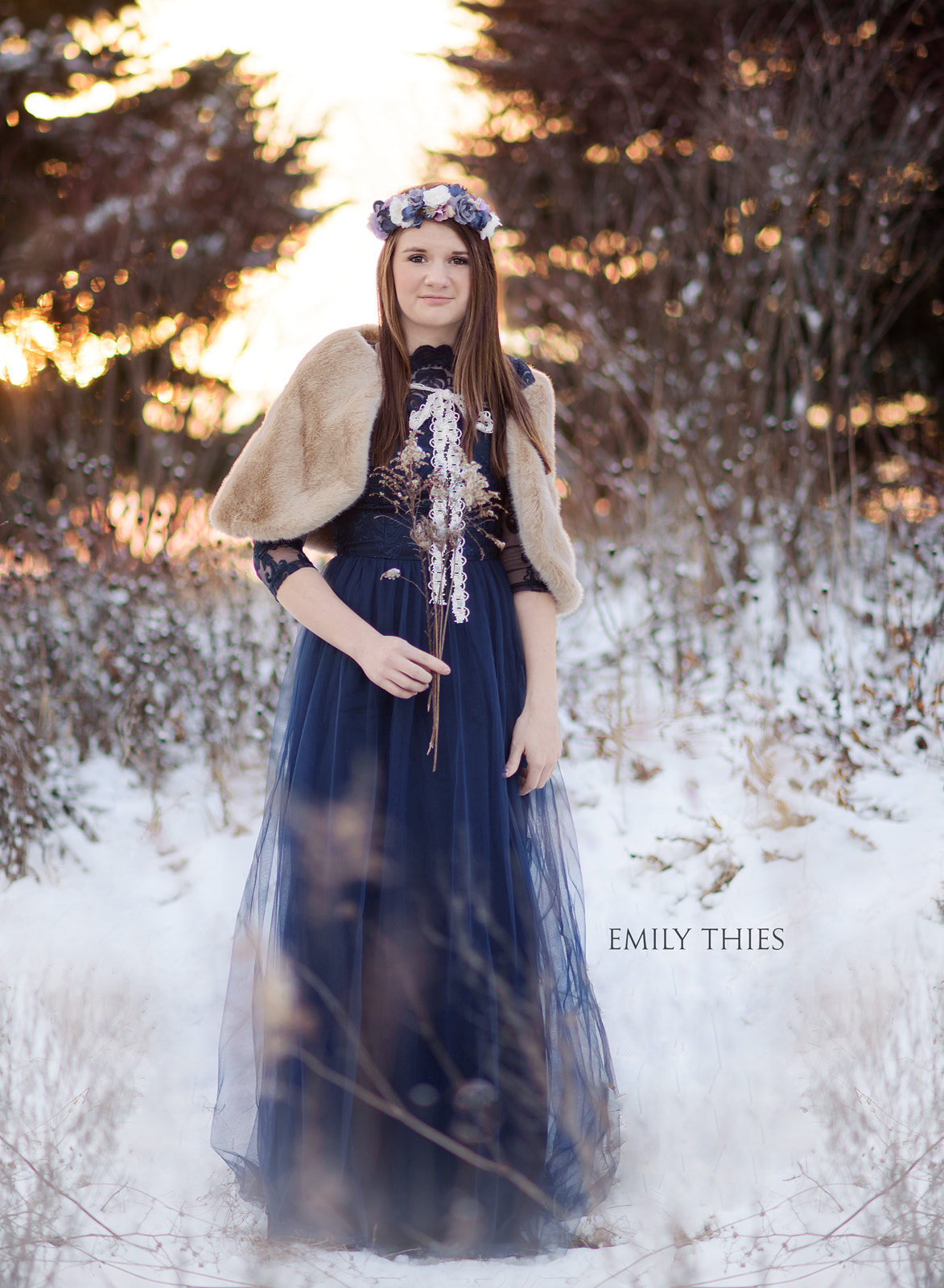 Nikon D750 + AF DC-Nikkor 135mm f/2D sample photo. Winter boho photography