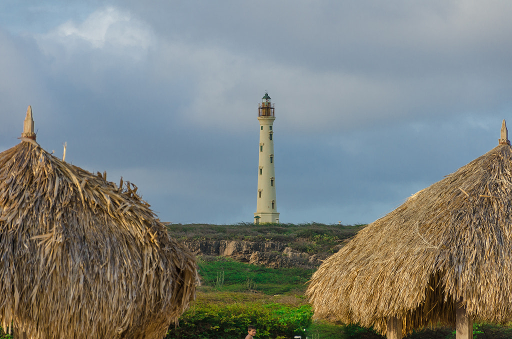 The white old California Lighthouse in Aruba  by Júnior Braz on 500px.com