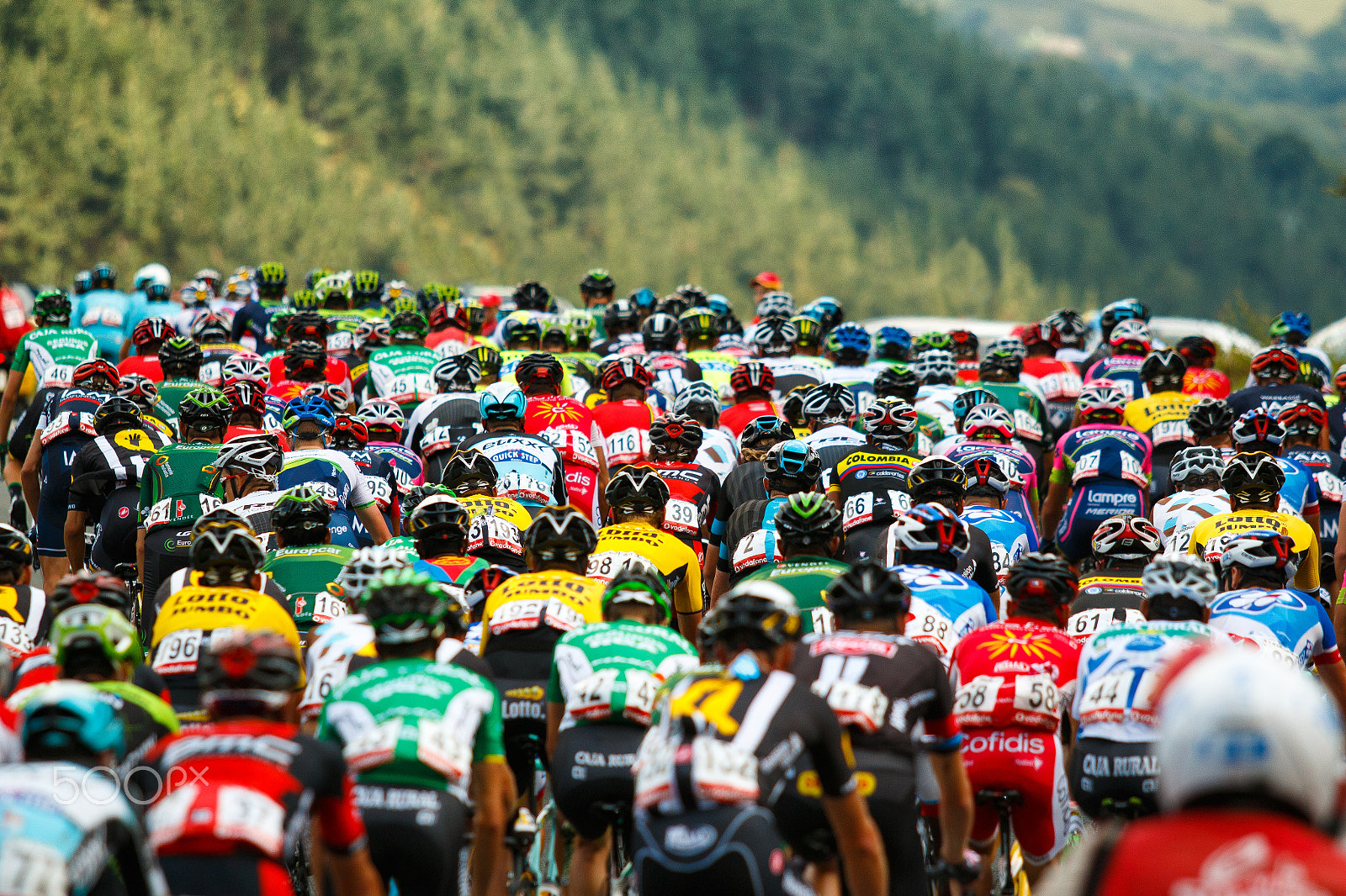 Canon EF 70-200mm F2.8L USM sample photo. "la vuelta 2015" main group photography