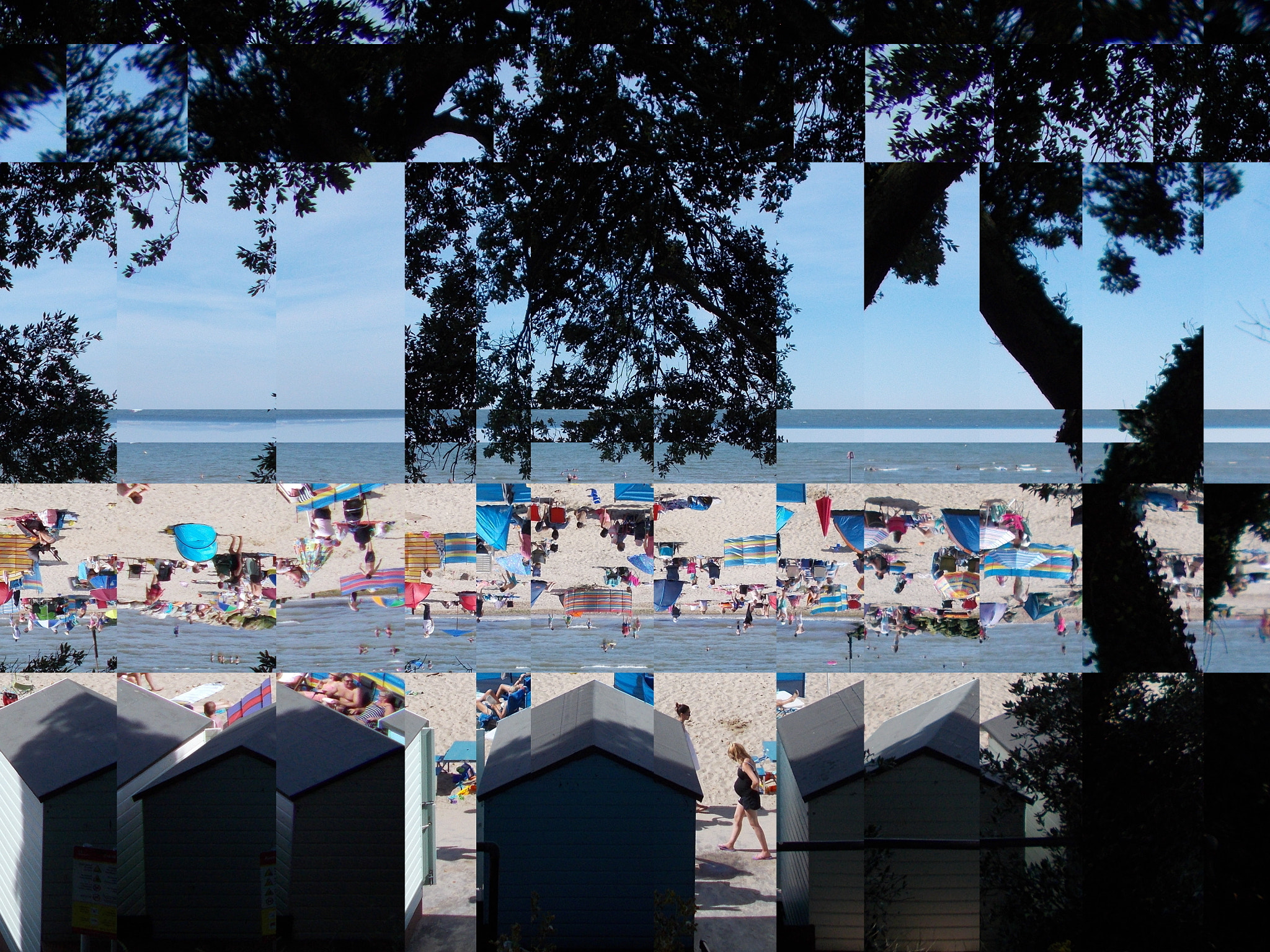 Nikon Coolpix A10 sample photo. Distorted beach photography