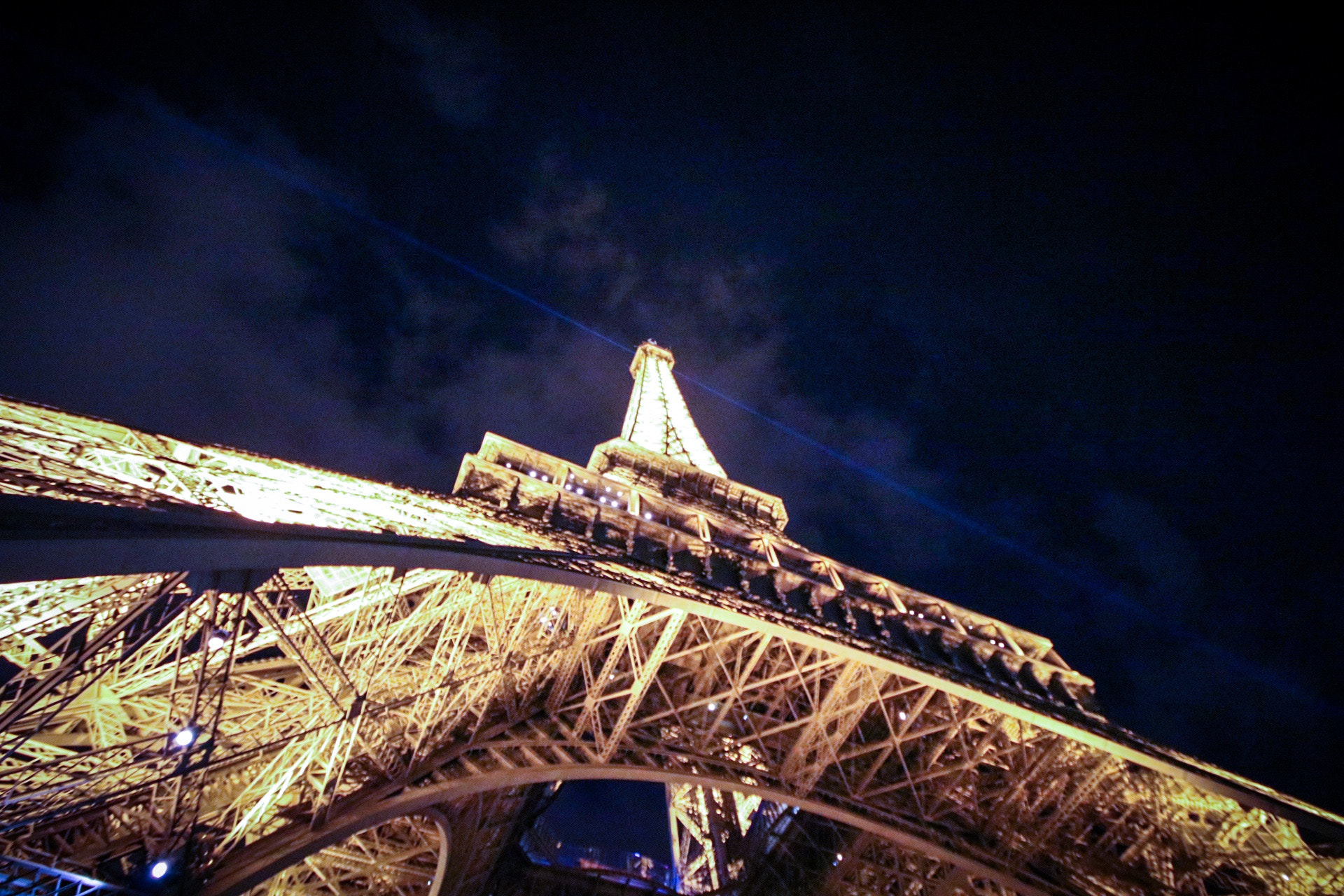 Sigma 10-20mm F4-5.6 EX DC HSM sample photo. A unique perspective of the eiffel tower! photography