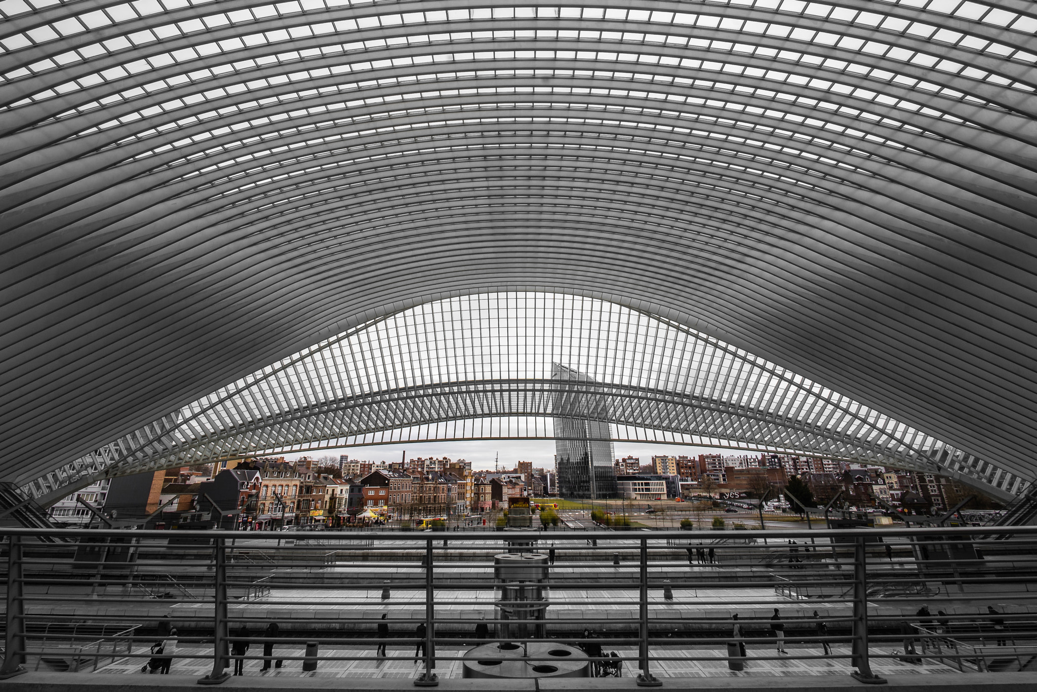 Sony a7 II + Canon EF 40mm F2.8 STM sample photo. Guillemins liege photography