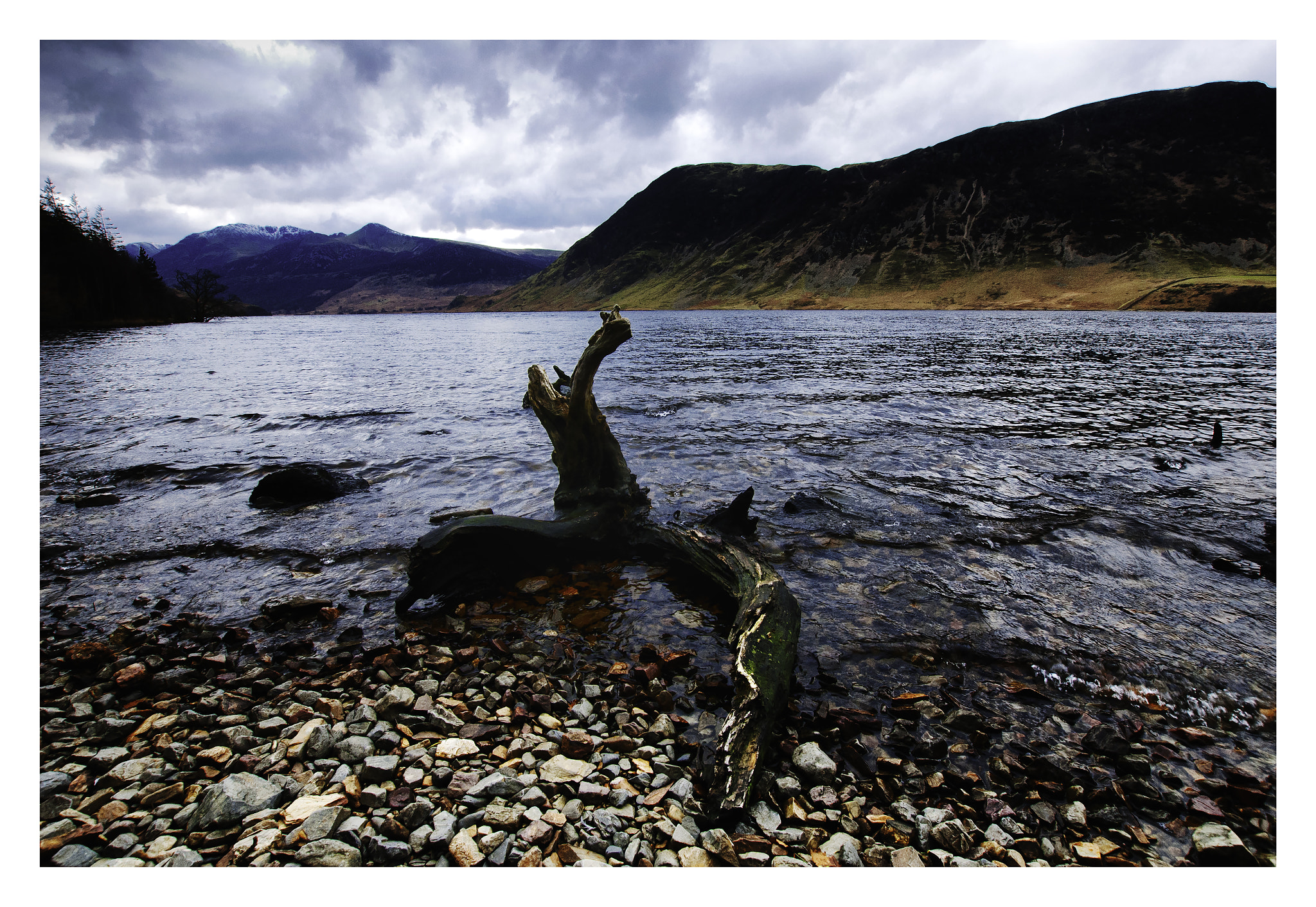 Nikon D200 sample photo. Winter on crummock water photography