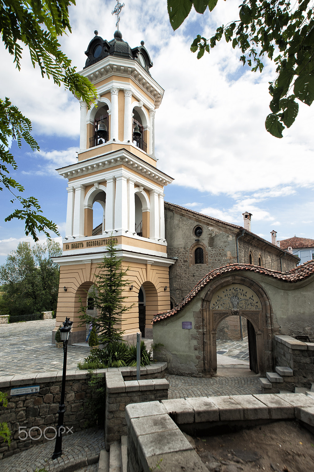 Nikon D700 sample photo. Theotokos church tower (sveta bogoroditsa) photography