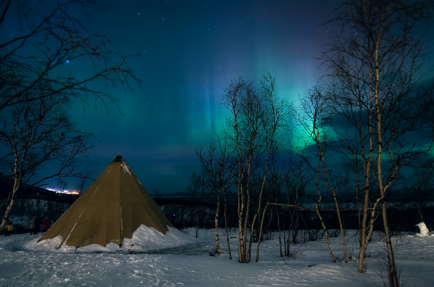 Canon EOS 5D sample photo. Aurora borealis photography