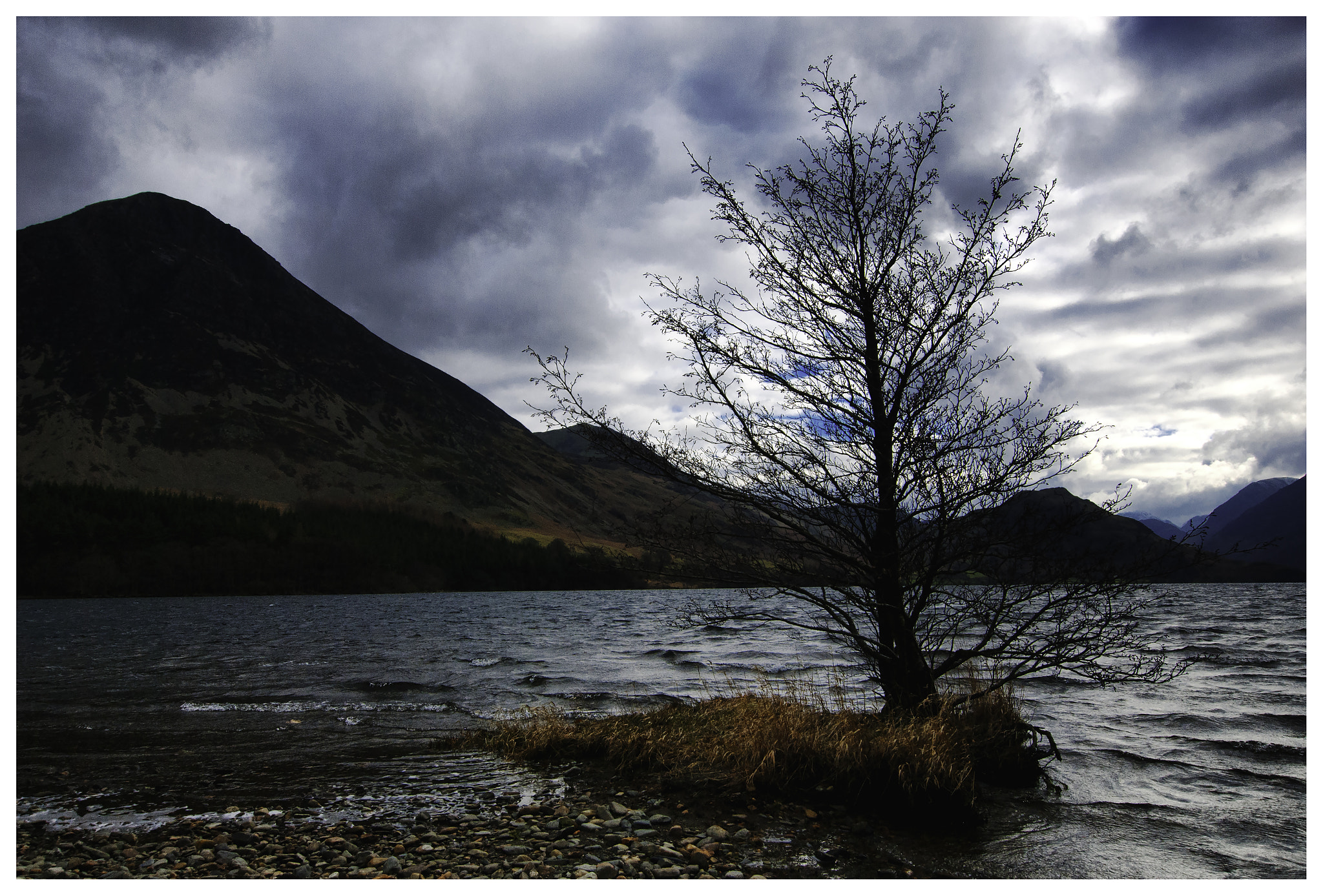 Nikon D200 sample photo. Lake district winter photography