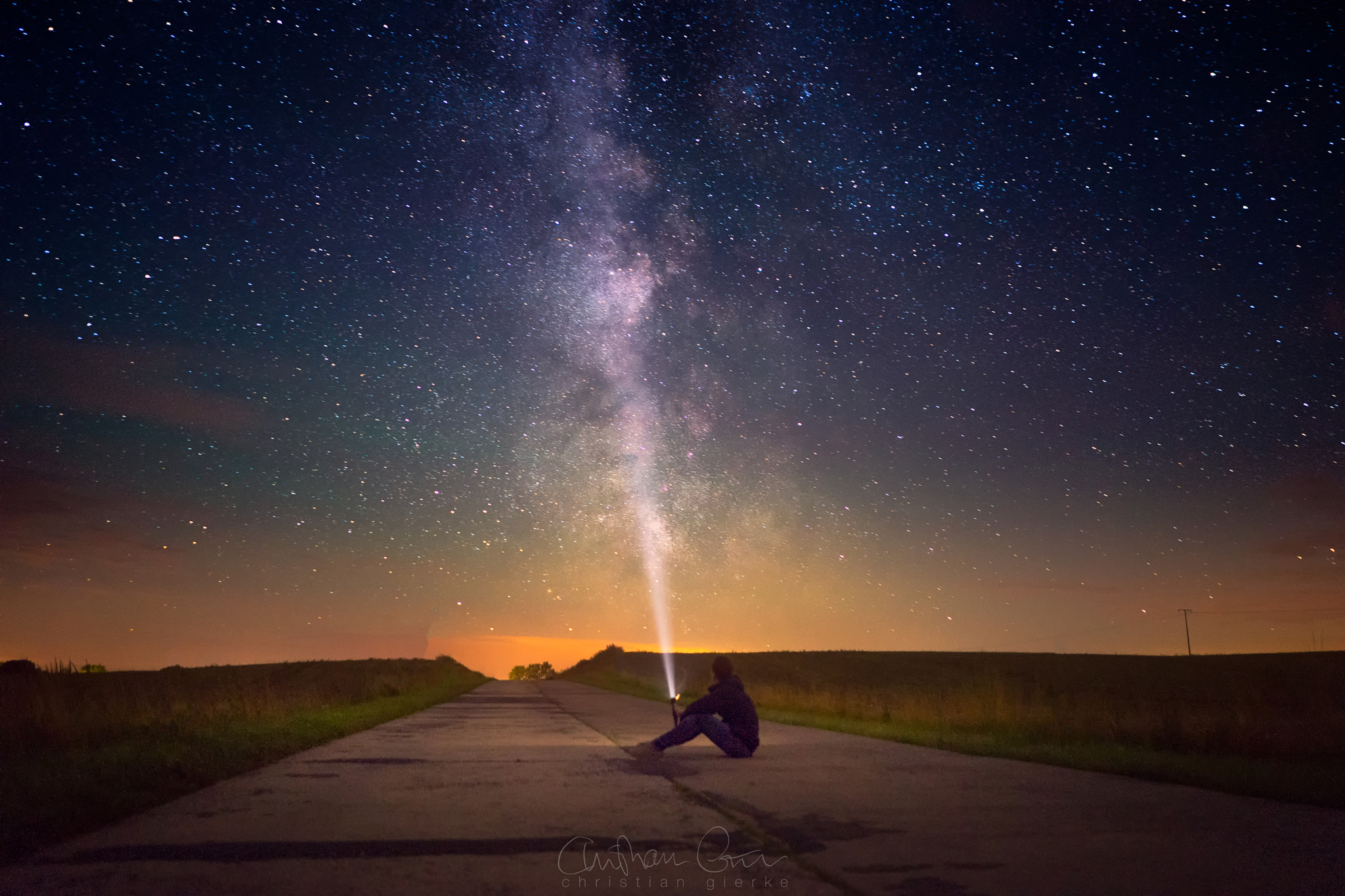 Sony a7 sample photo. Me under the milkyway photography