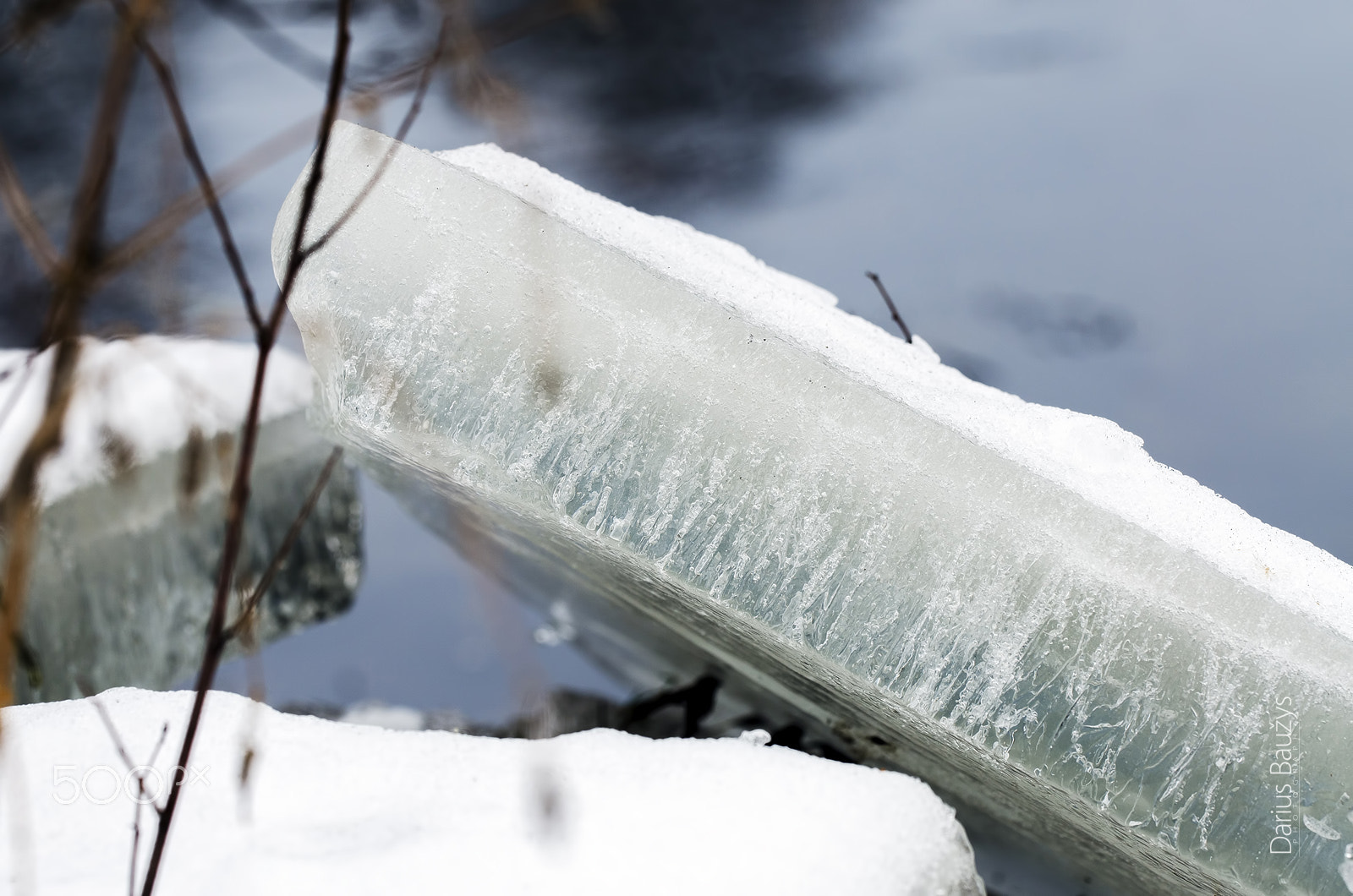 Nikon D7000 + Sigma 150mm F2.8 EX DG OS Macro HSM sample photo. Ice photography