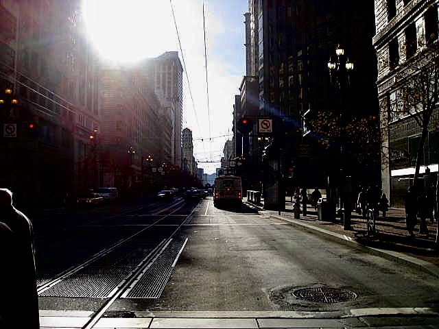 Canon POWERSHOT SD850 IS sample photo. Market street, view west, san francisco, california 2007 photography