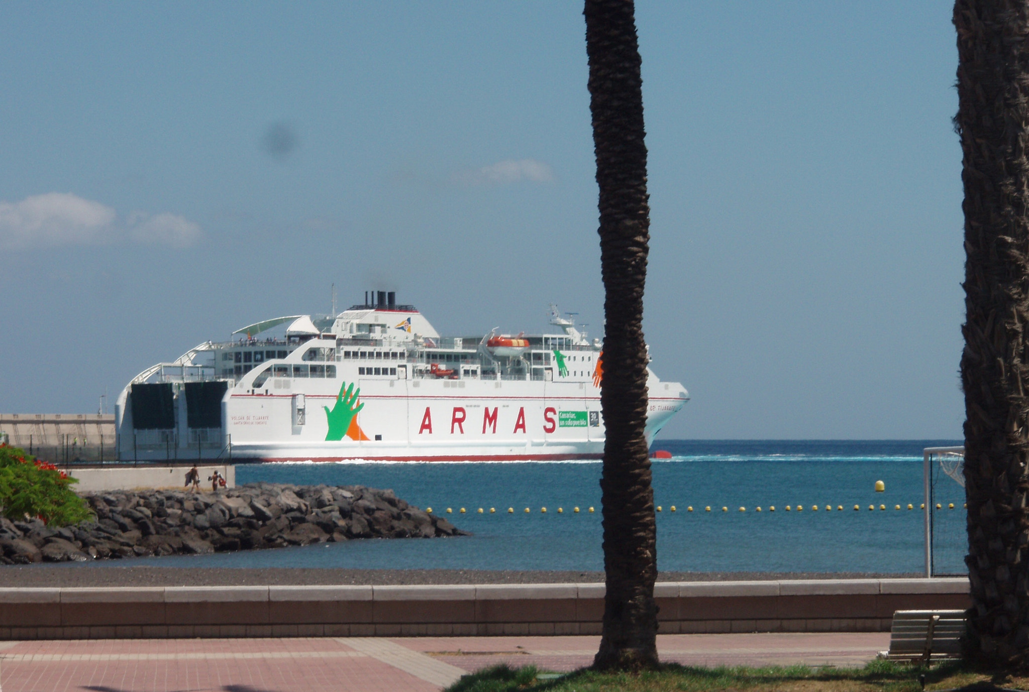 Olympus u740,S740 sample photo. Fähre von la gomera nach teneriffa photography