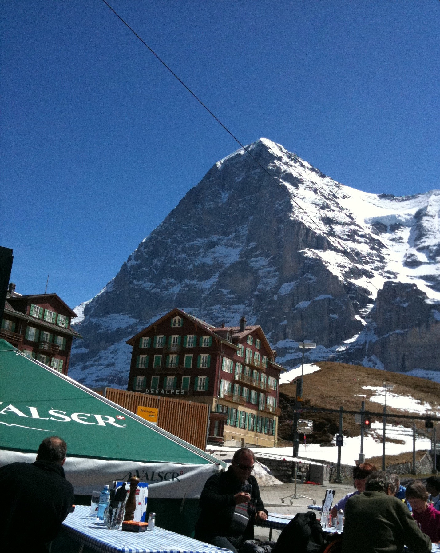 Apple iPhone 3GS sample photo. Kleine scheidegg mit eigernordwand photography