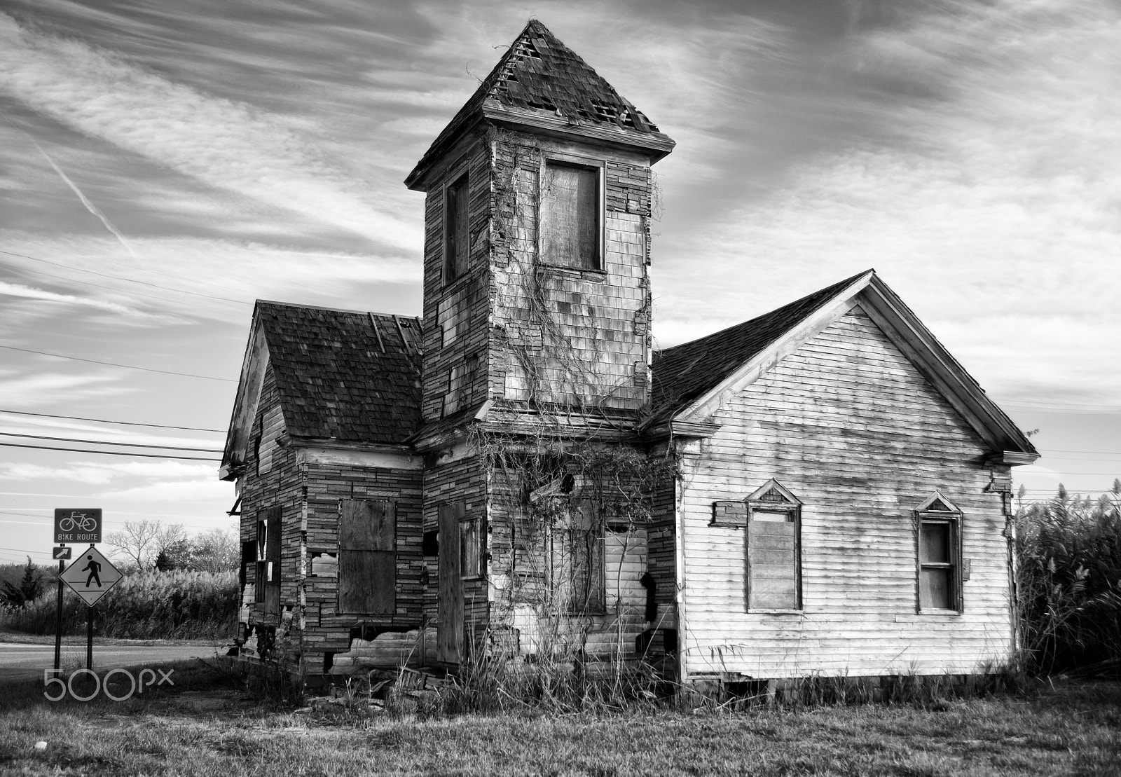 Nikon D800E sample photo. Abandoned church, bivalve, nj photography