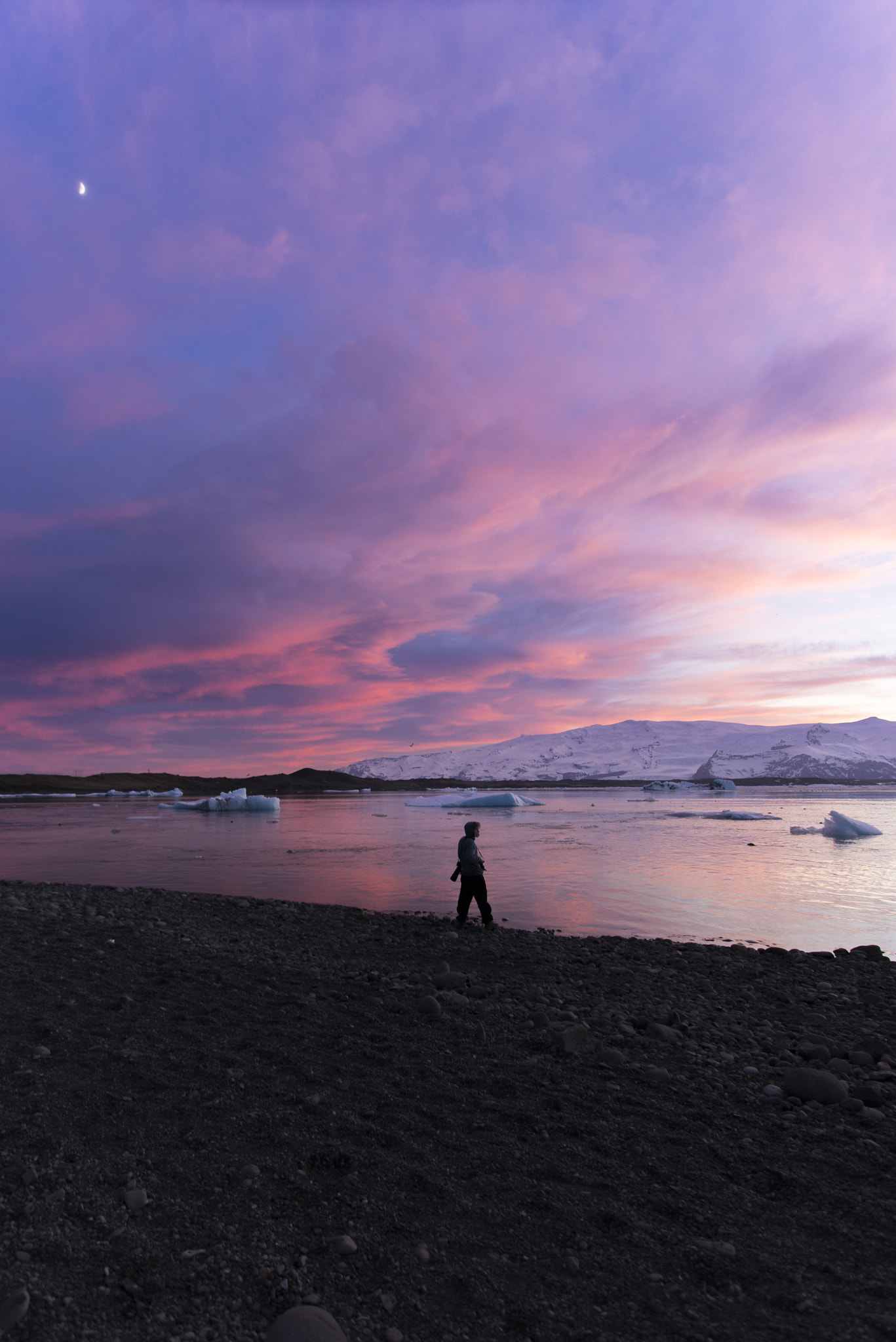 Sony a7R sample photo. Sunset, iceland photography