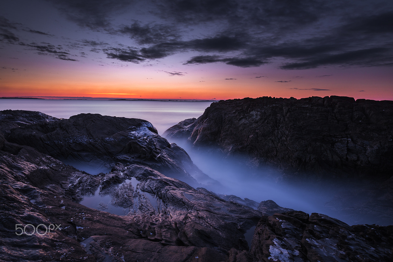 Canon EOS 6D sample photo. Fiery horizon and high tides photography