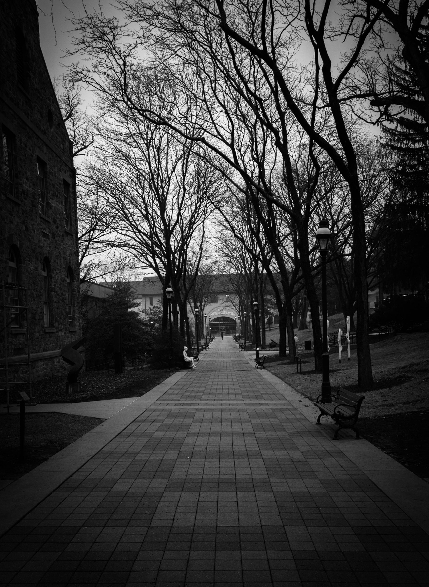 Sigma 10-20mm F4-5.6 EX DC HSM sample photo. Campus walkway photography