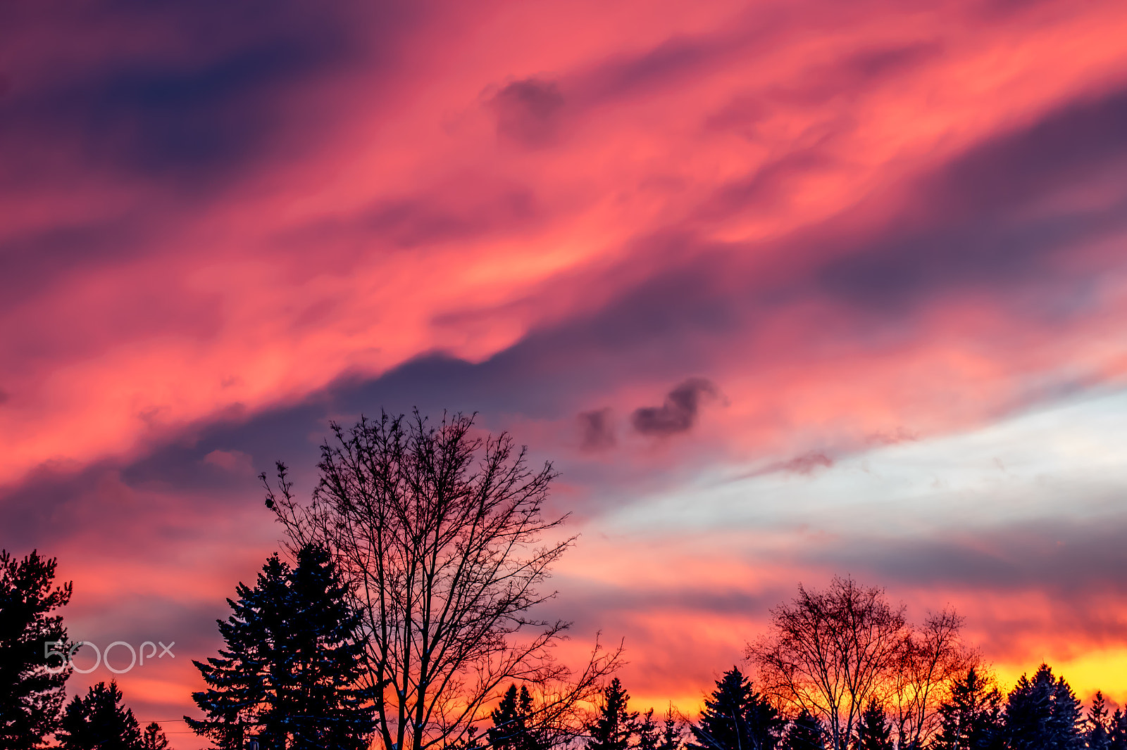 Pentax K-S1 sample photo. Sky on fire photography