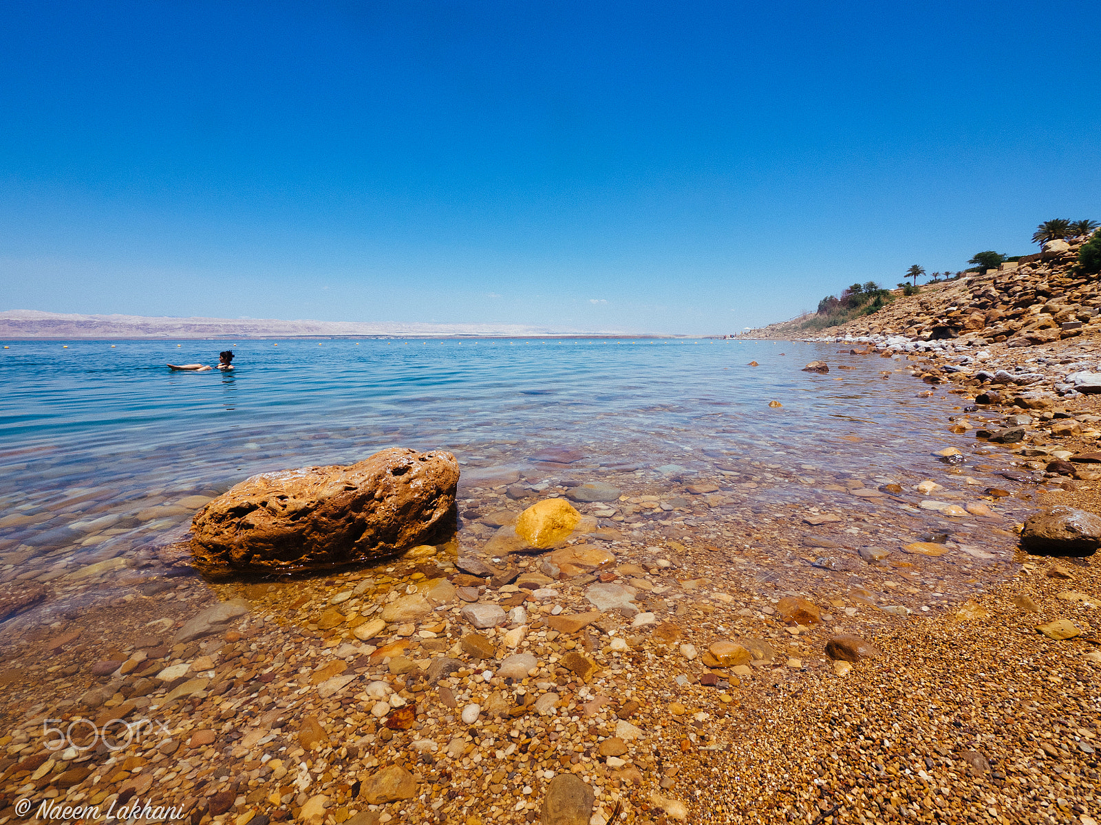 Olympus OM-D E-M1 + Panasonic Lumix G Vario 7-14mm F4 ASPH sample photo. Dead sea diving photography