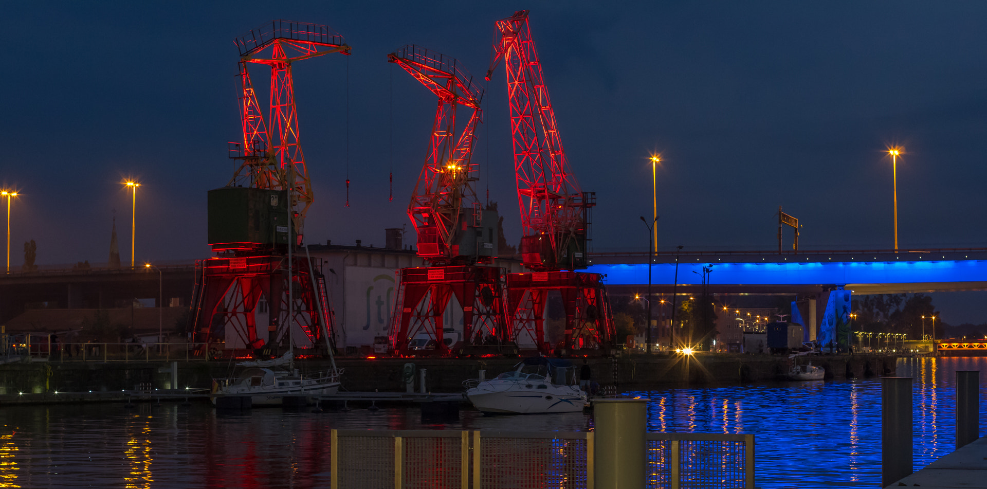 Pentax smc FA 50mm F1.4 sample photo. Old cranes photography