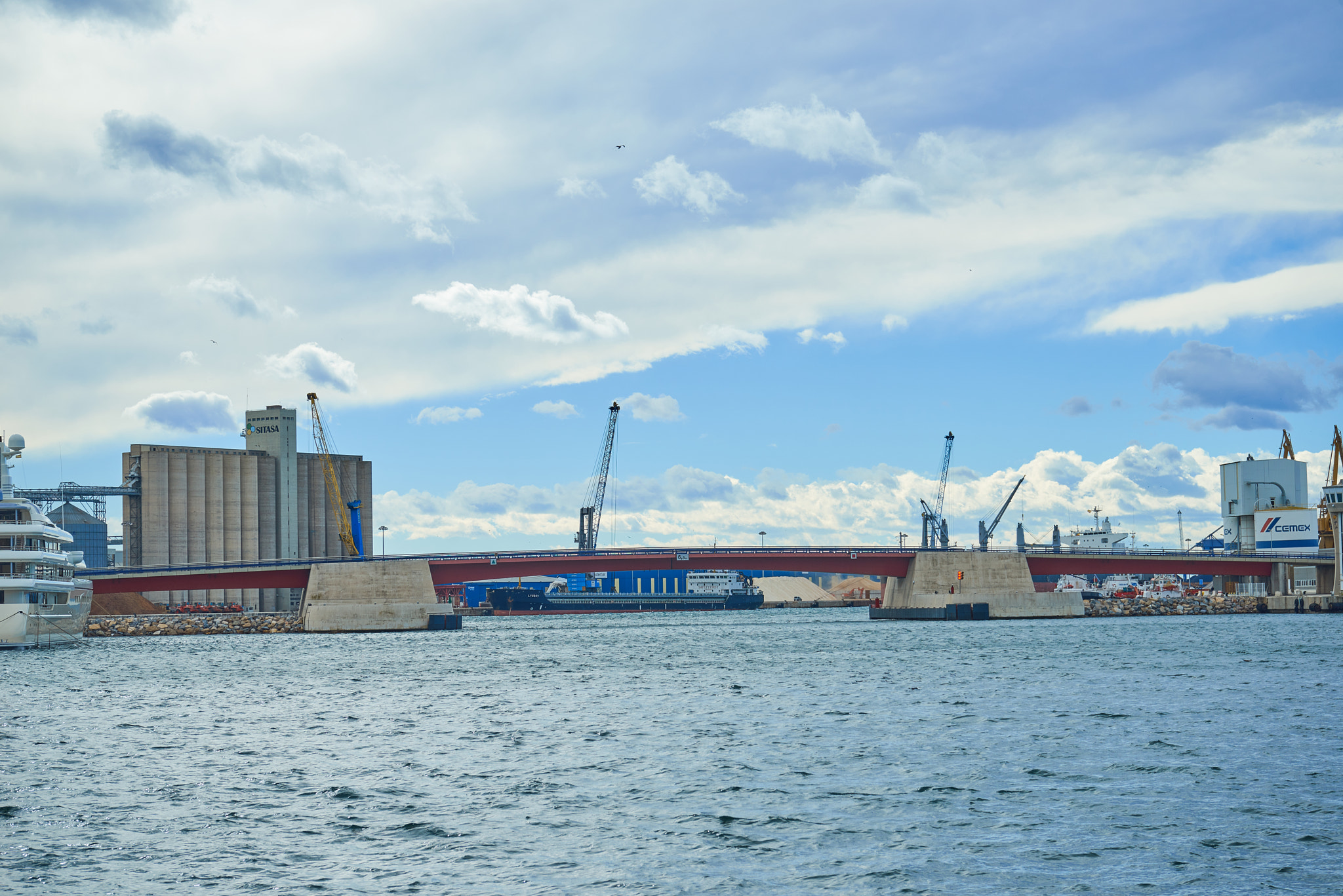 Sony a7R + Sony FE 28-70mm F3.5-5.6 OSS sample photo. The bascule bridge and the industrial landscape.  photography