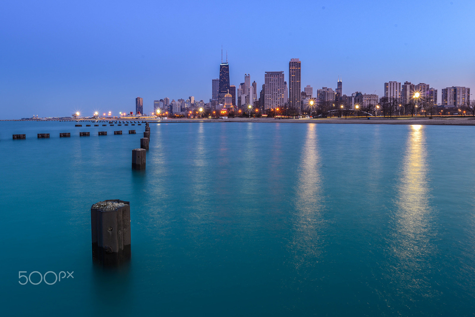 Nikon D800 sample photo. Chicago skyline photography
