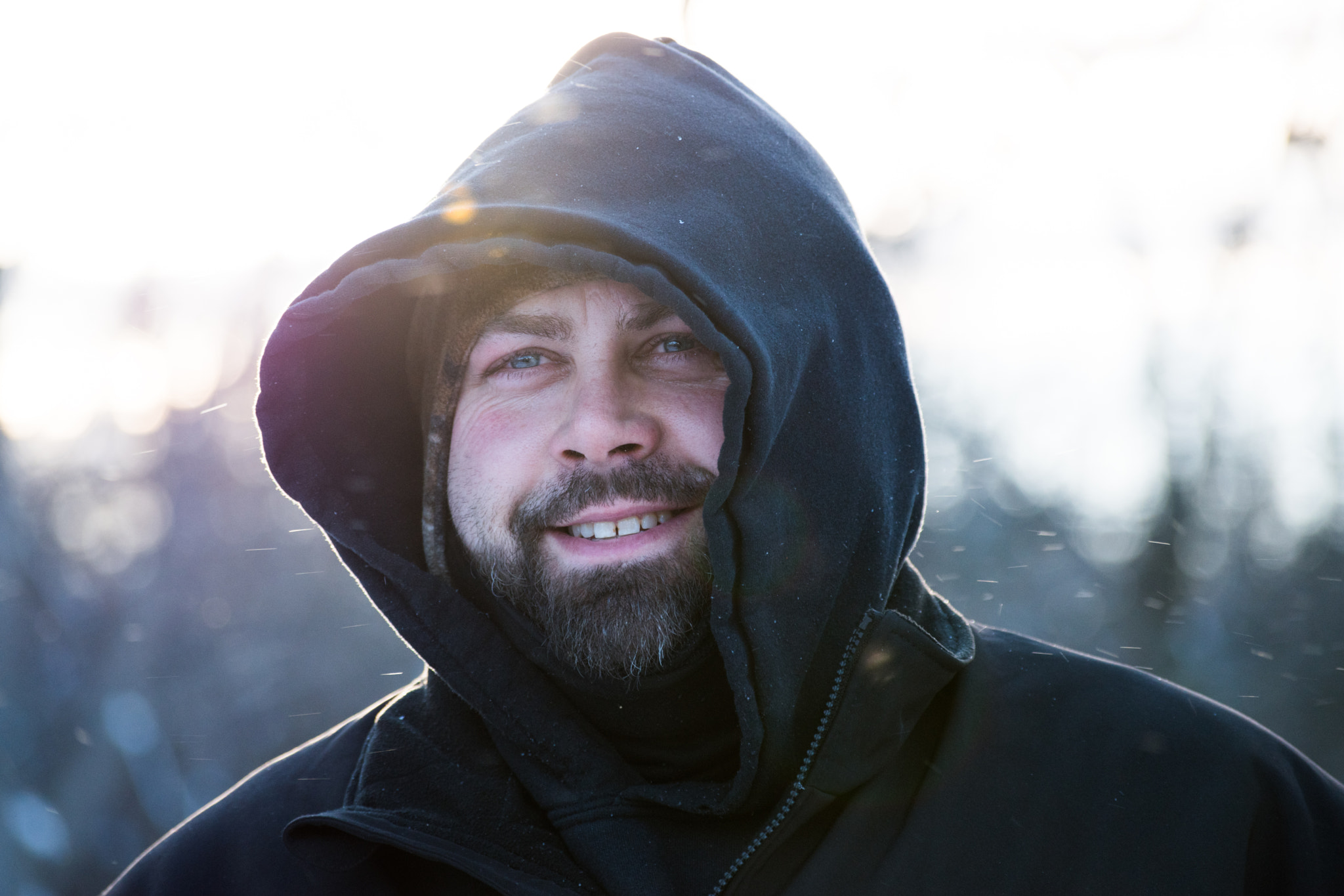 Nikon D5500 sample photo. Snow portrait photography
