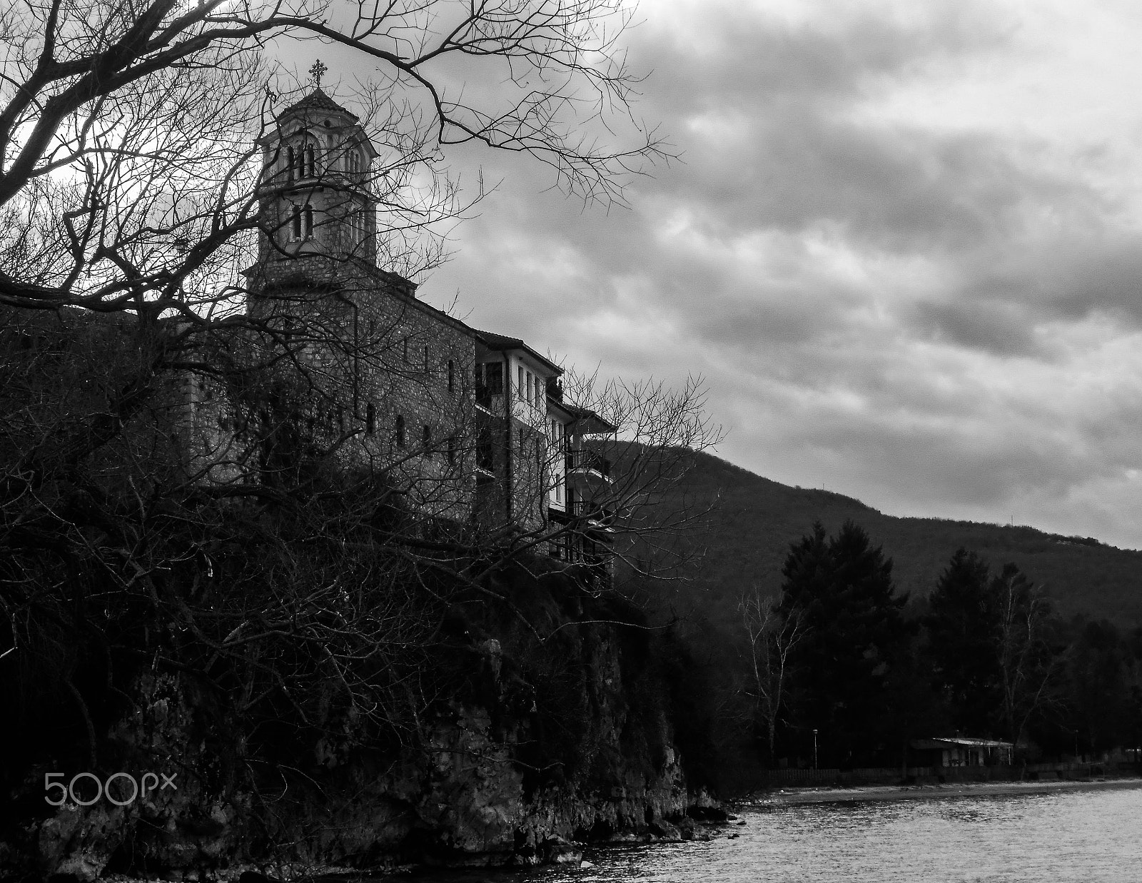 Nikon Coolpix S3300 sample photo. The monastery in trees photography