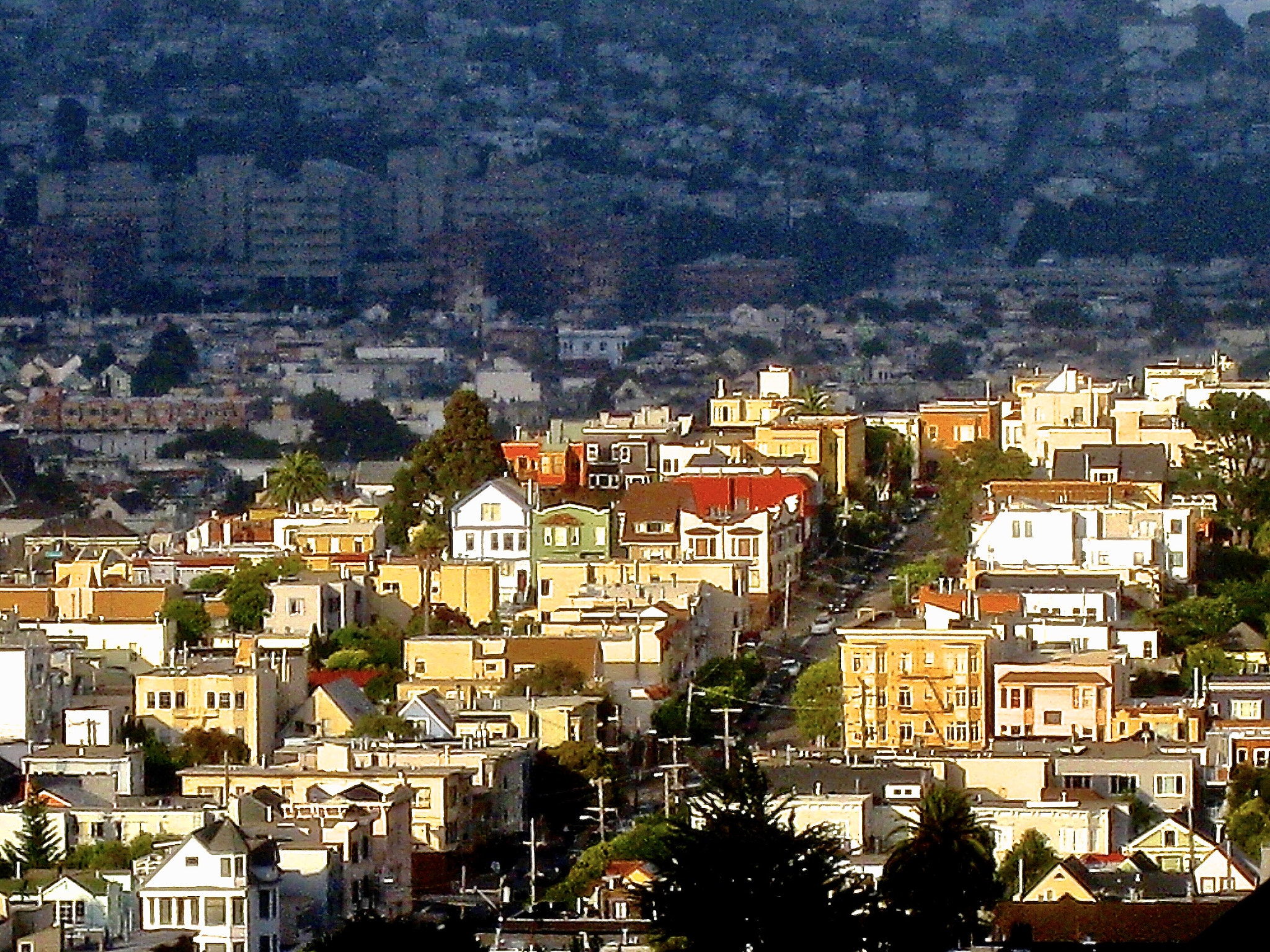 Canon POWERSHOT SD870 IS sample photo. Jersey street, early evening, san francisco, california 2008 photography