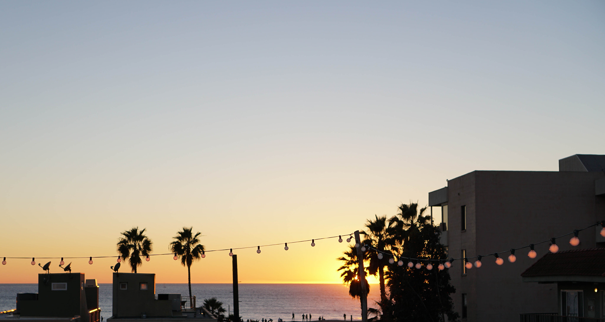 Sony E 35mm F1.8 OSS sample photo. Venice beach from a rooftop photography