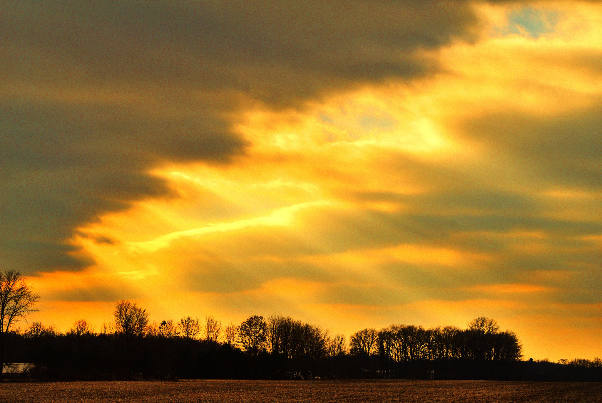 Nikon D200 sample photo. Evening sky photography