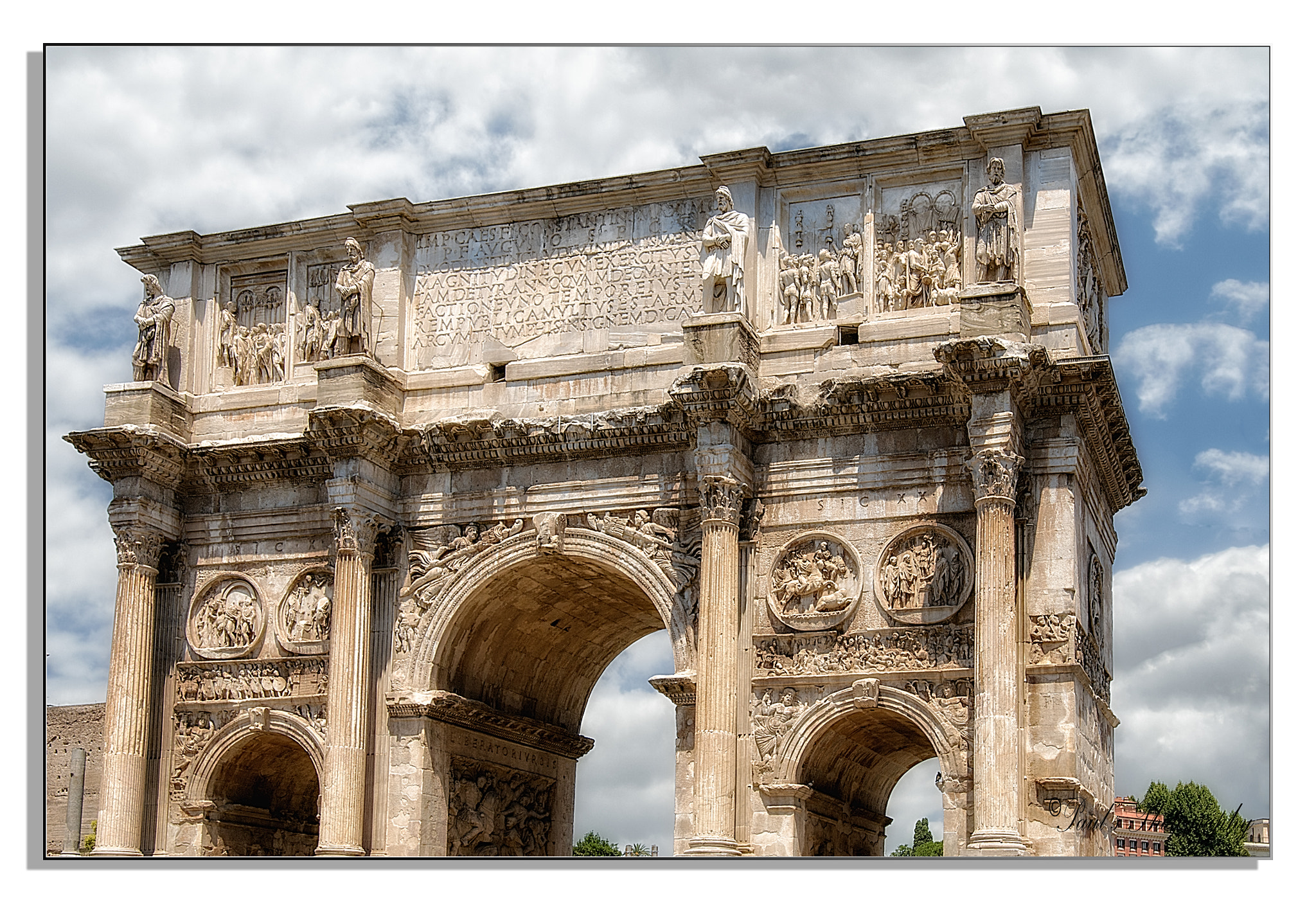 Nikon D300 + Sigma 18-35mm F1.8 DC HSM Art sample photo. Rome, arch of constantine, photography