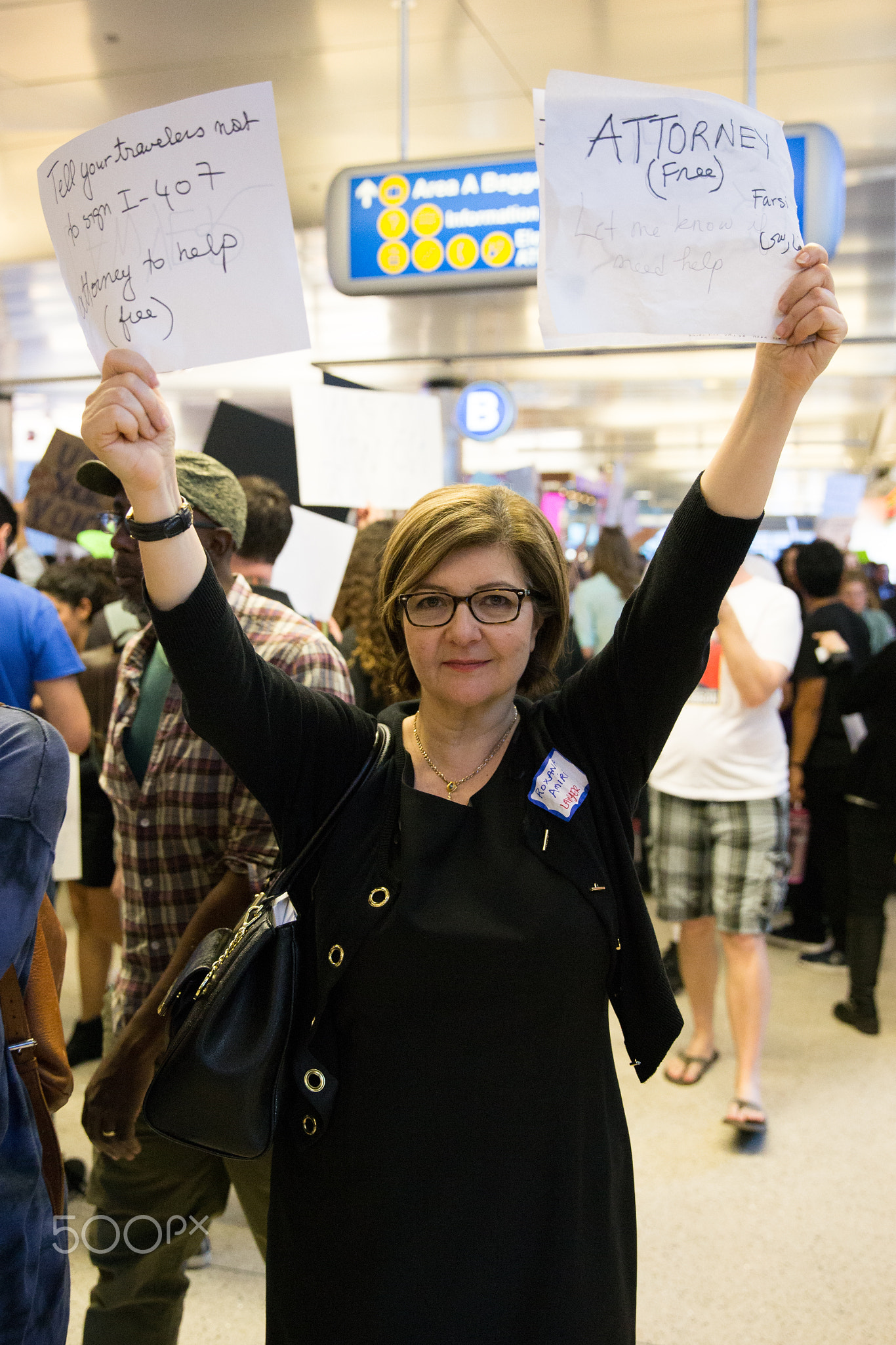 Lax Protest 1/29/17 Trump's immigration ban