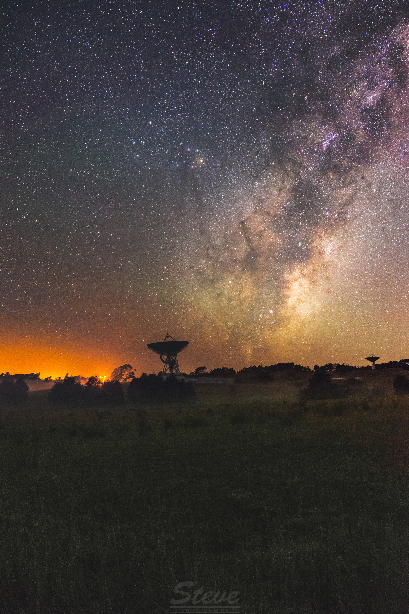 Samyang 12mm F2.8 ED AS NCS Fisheye sample photo. Warkworth satellites photography