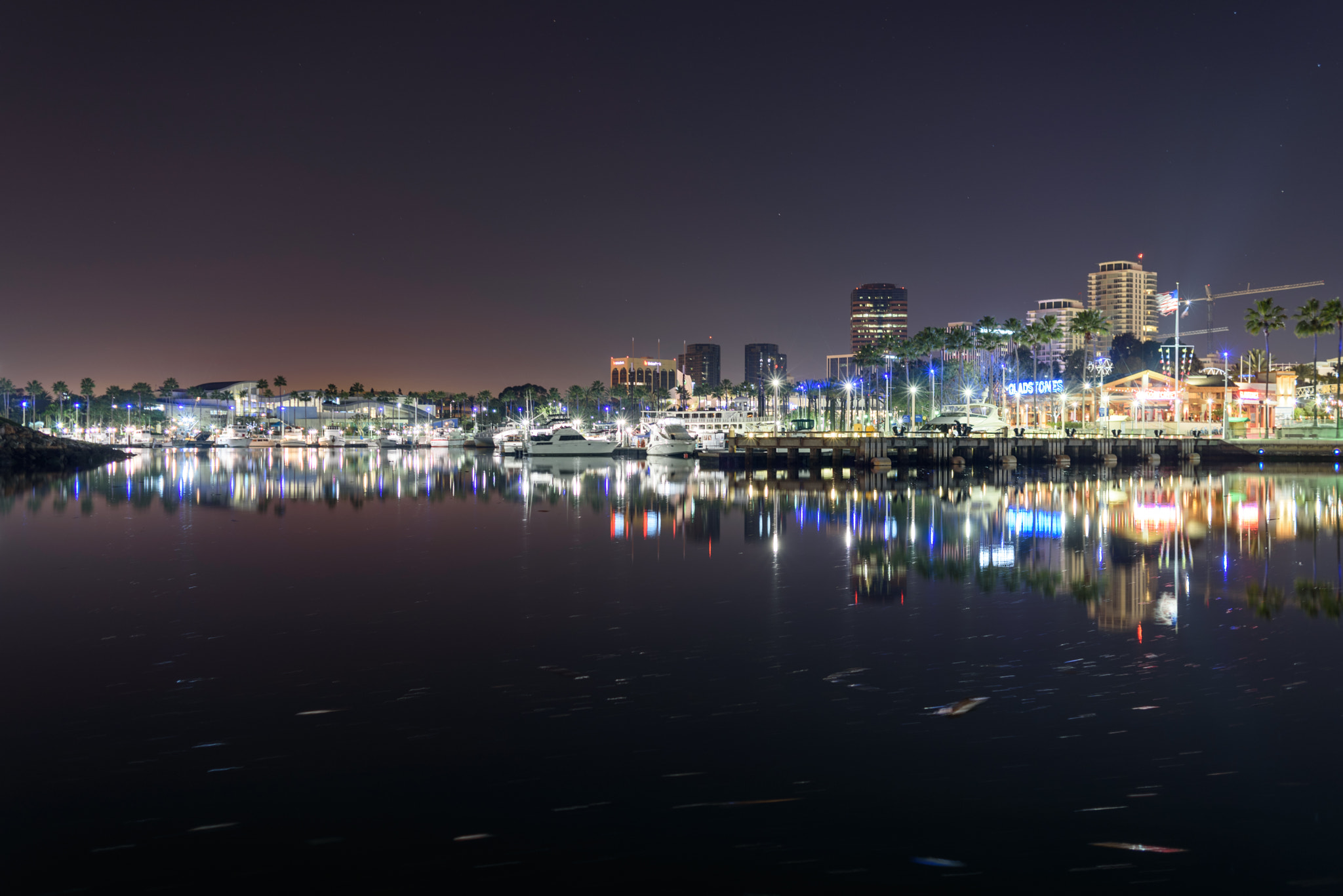 Nikon AF Nikkor 35mm F2D sample photo. Long beach downtown photography