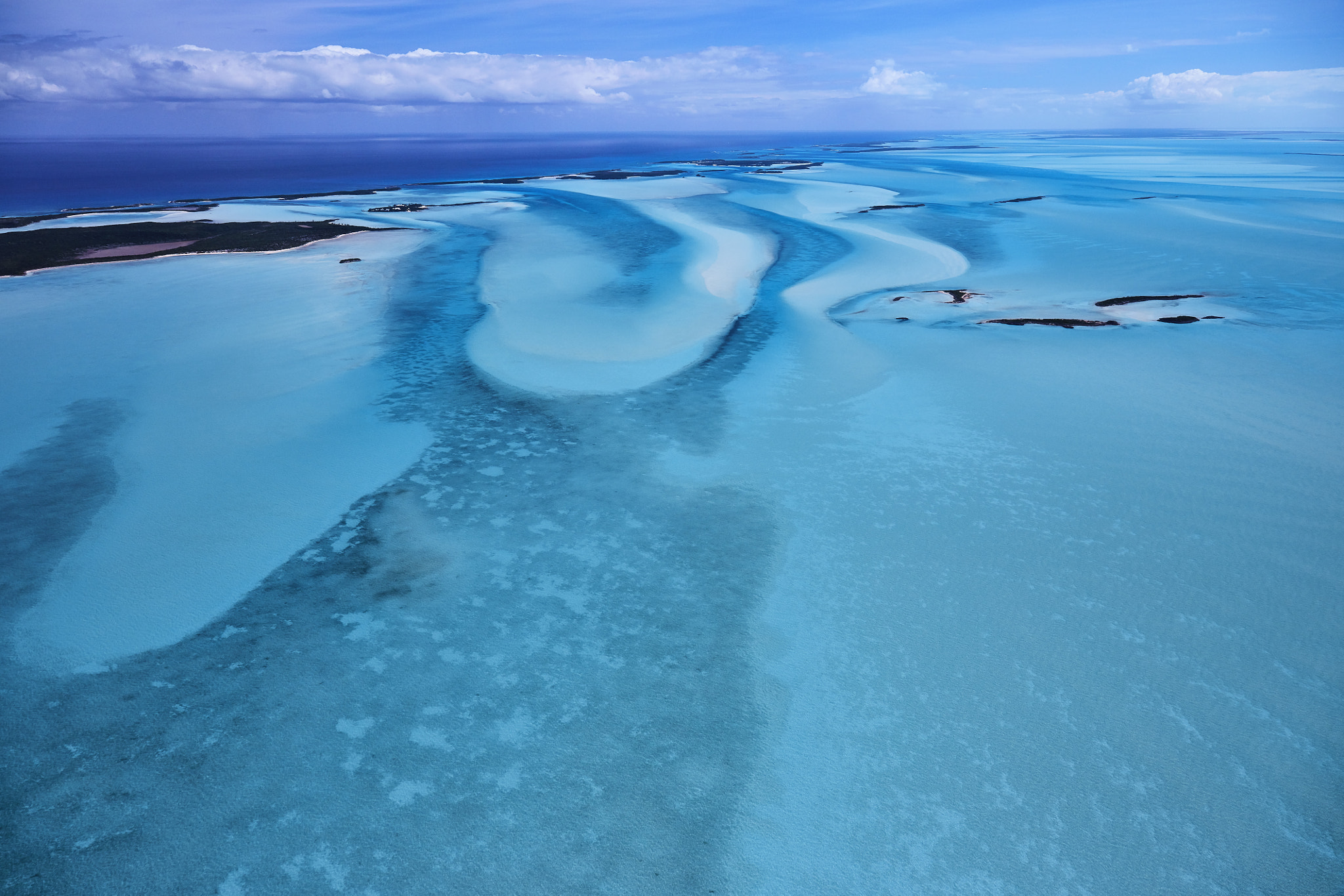 Canon EF 24-70mm F4L IS USM sample photo. Bahamas aerial photography