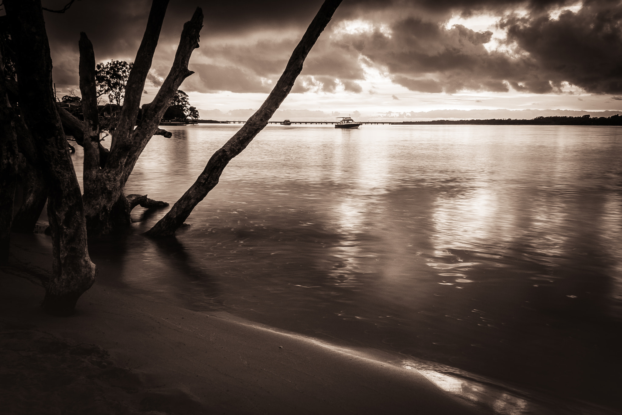 Canon EOS 40D sample photo. Sunrise on the north pine river photography