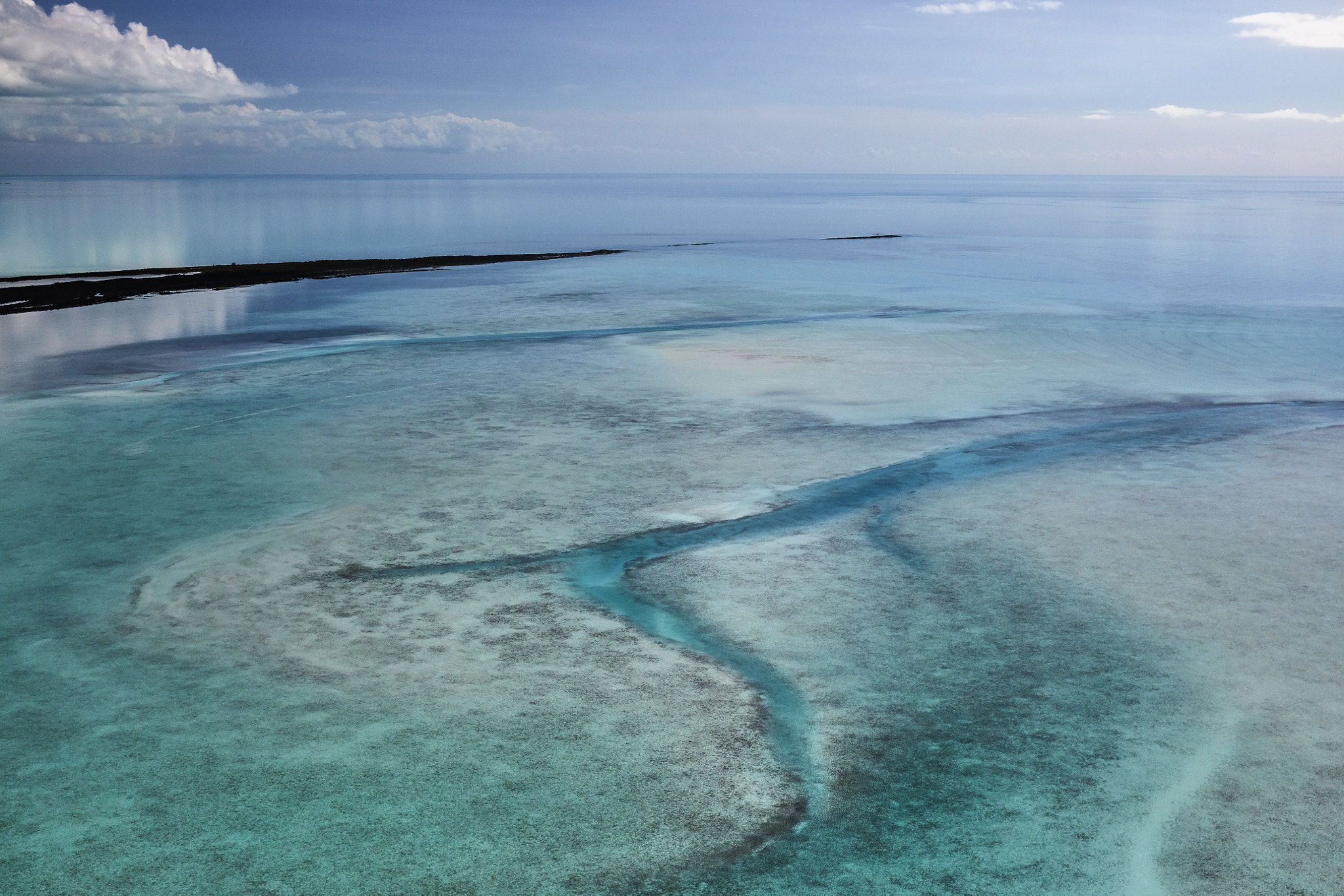 Canon EF 24-70mm F4L IS USM sample photo. Bahamas aerial photography
