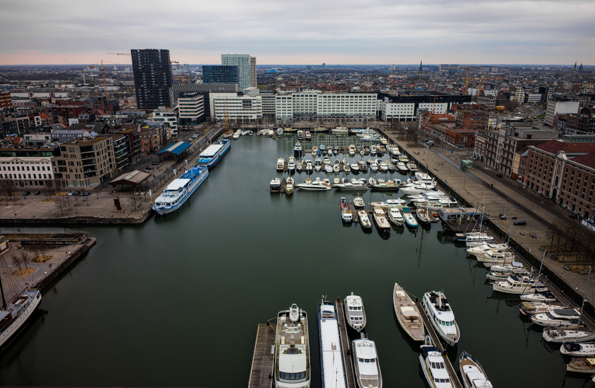 Elmarit-M 1:2.8/21 ASPH. sample photo. Willemdok antwerp photography