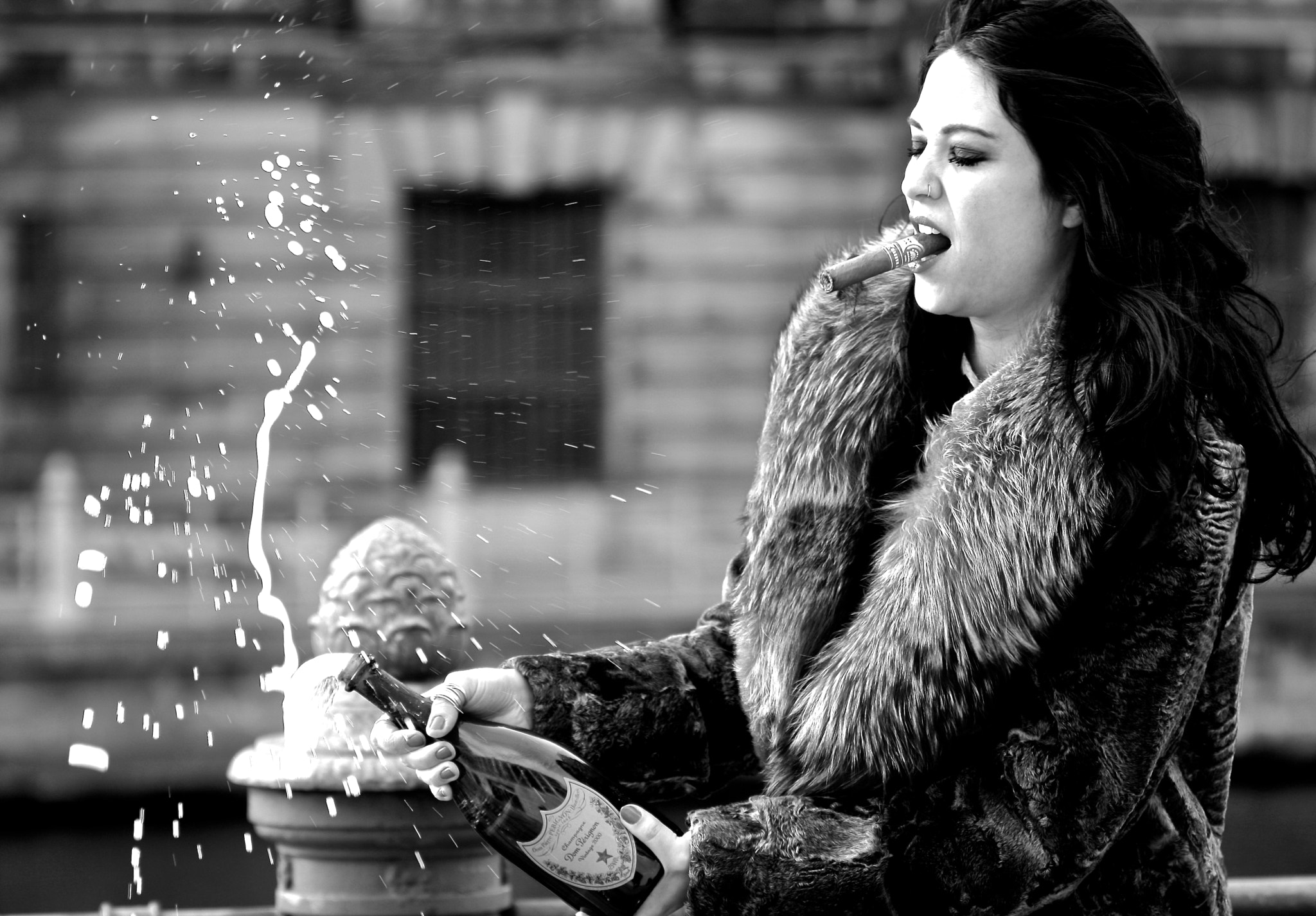 Canon EOS 40D sample photo. Squirting perignon photography