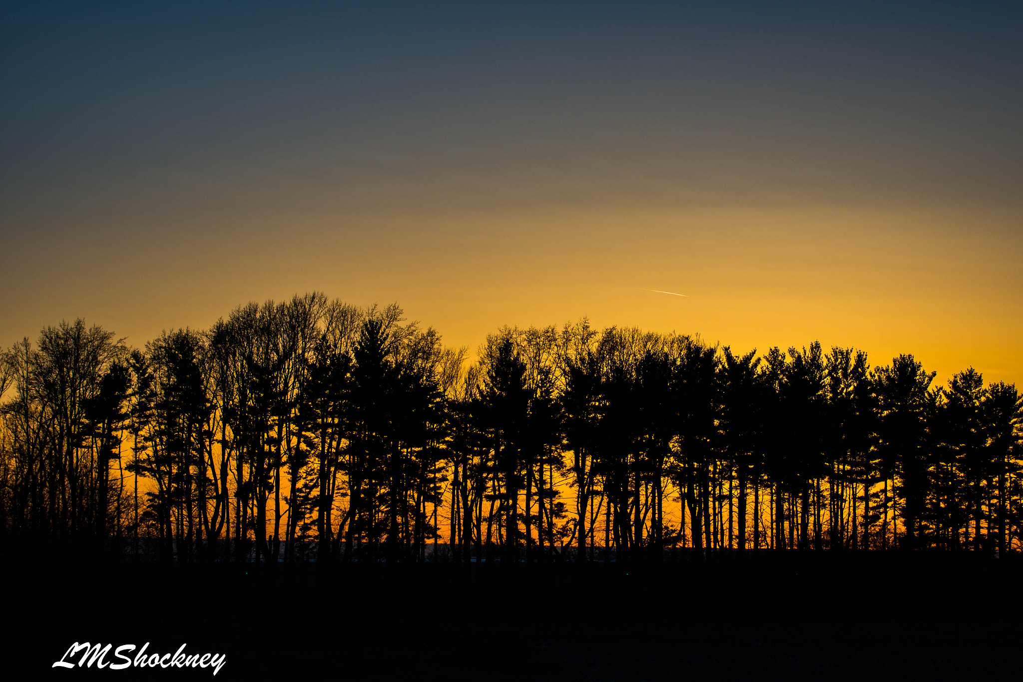 Nikon D7200 sample photo. February sunset in indiana photography