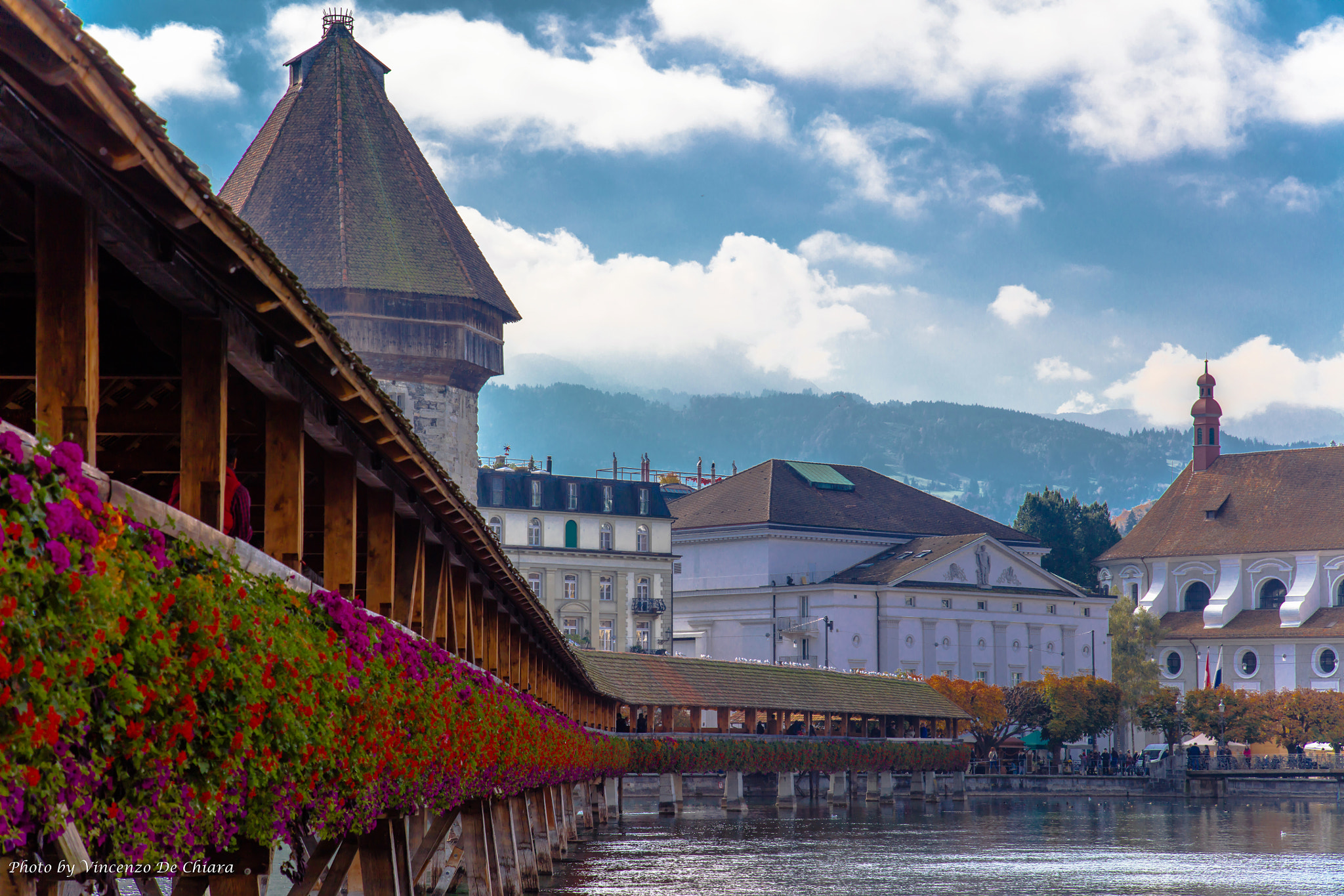 Canon EOS 5DS + Canon EF 24-105mm F4L IS USM sample photo. Kappelbrücke photography